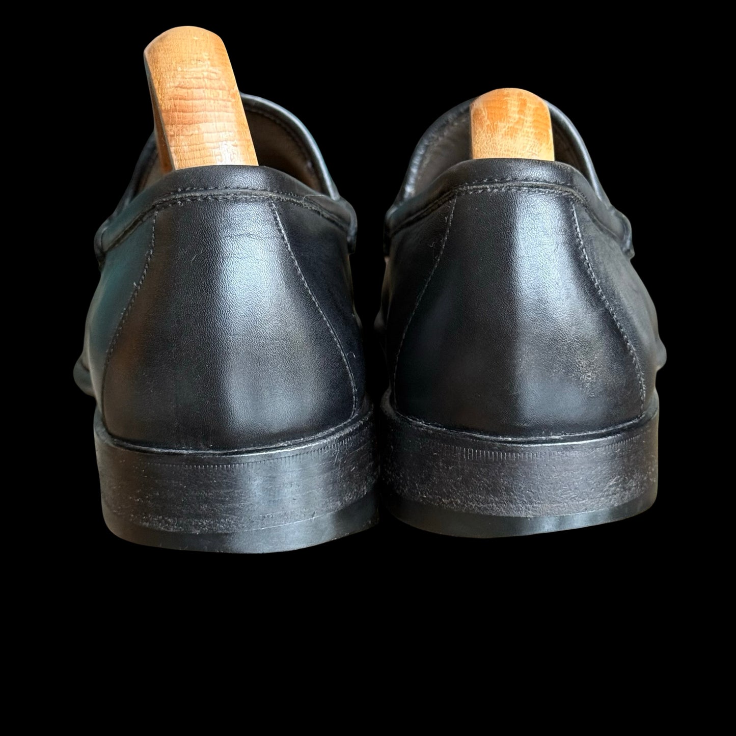 Men’s Gucci Horsebit Loafers Black Leather UK8 EU42 E