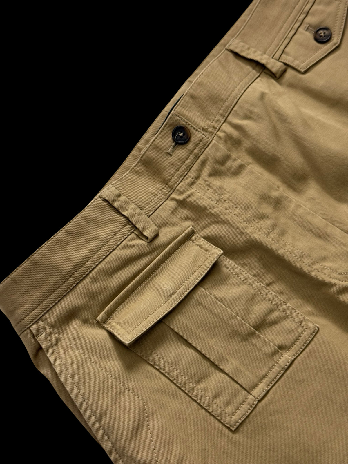 Women’s Dolce & Gabbana Khaki Cargo Trousers IT46 UK14 Zip Hem