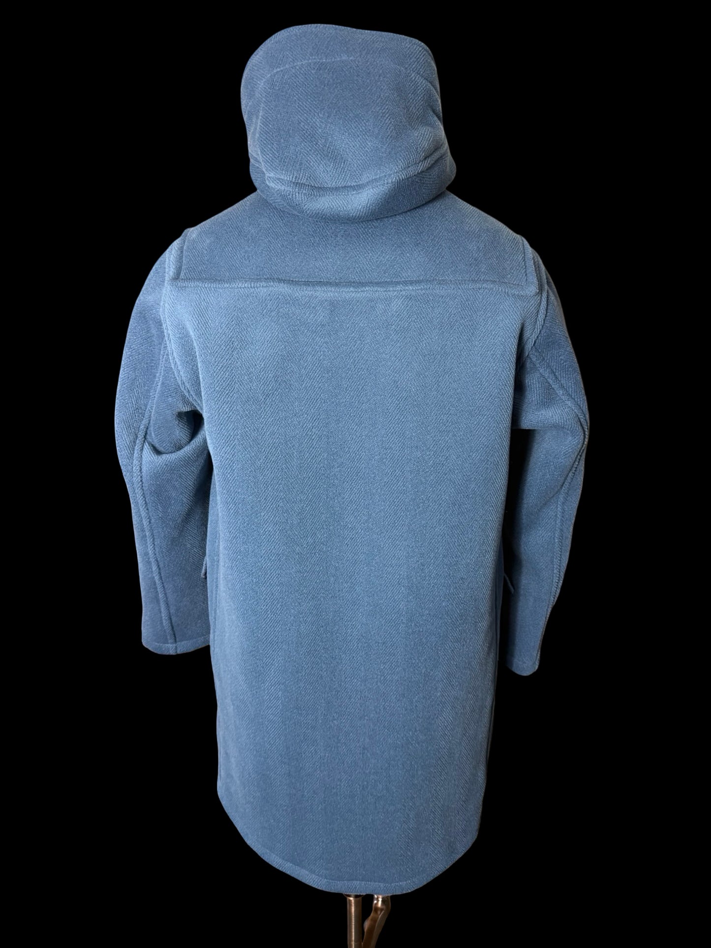 BNWT Barrington & Ayre Heavyweight Blue Wool Duffle Coat M/L RRP £1295