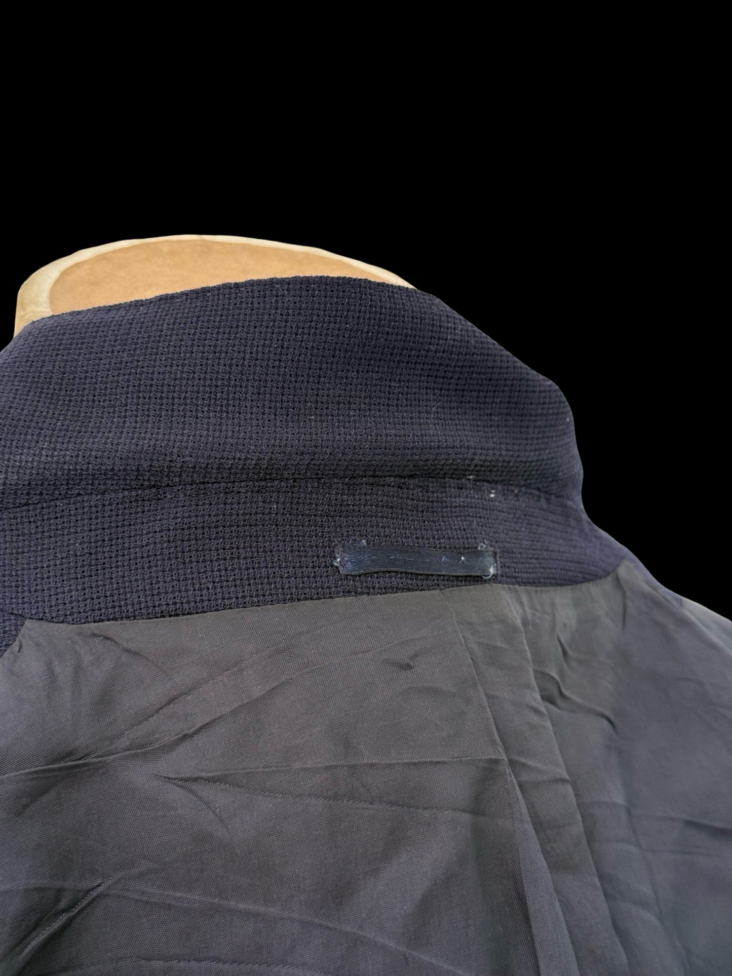 Natalino Double Breasted Navy Mock Leno Wool Hopsack Sport Jacket 44R RRP £545