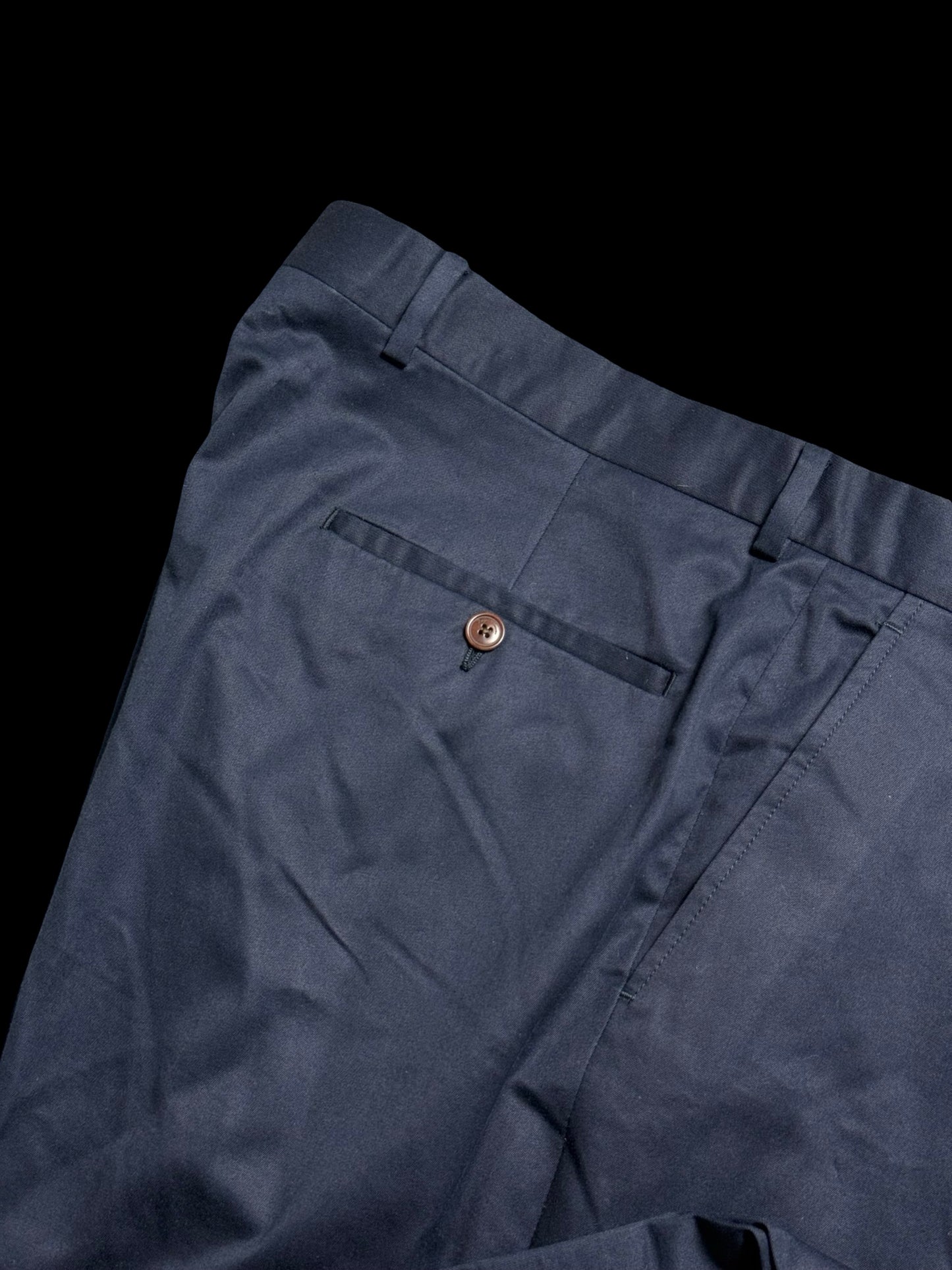 Men’s Ralph Lauren Purple Label Wool Chinos 36 X 30” Navy Blue