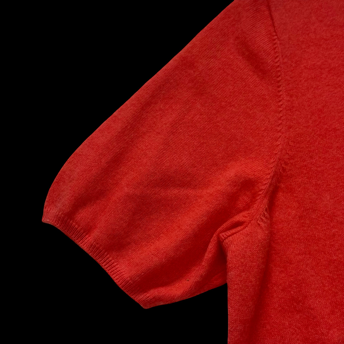 Women’s N Peal Coral Cashmere Short Sleeve Jumper Large RRP £250