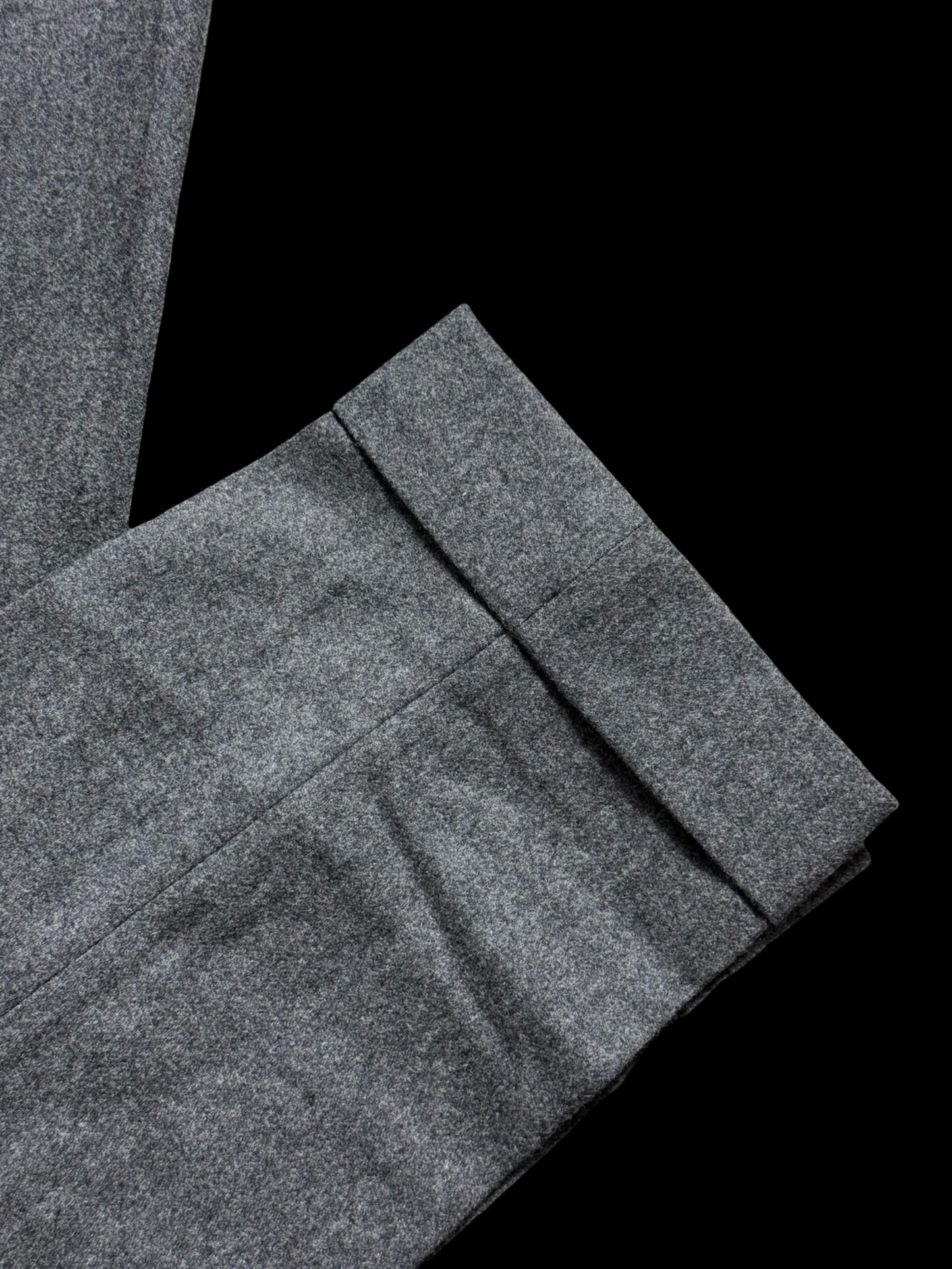 Men’s Natalino Grey Flannel Pleat Front Trousers W30S RRP £195