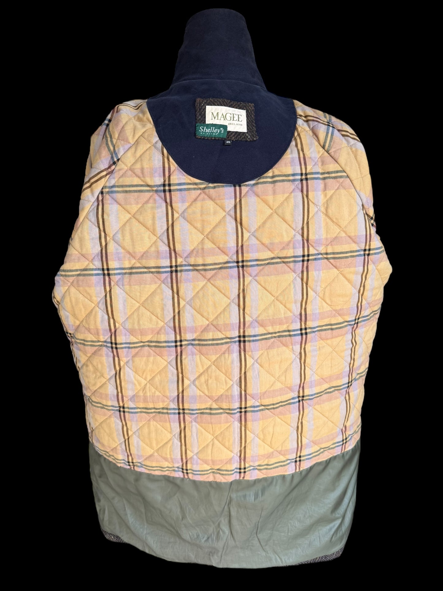 Men’s Magee Tweed Shooting Coat Size 46 Herringbone Flecked Tweed Hunting