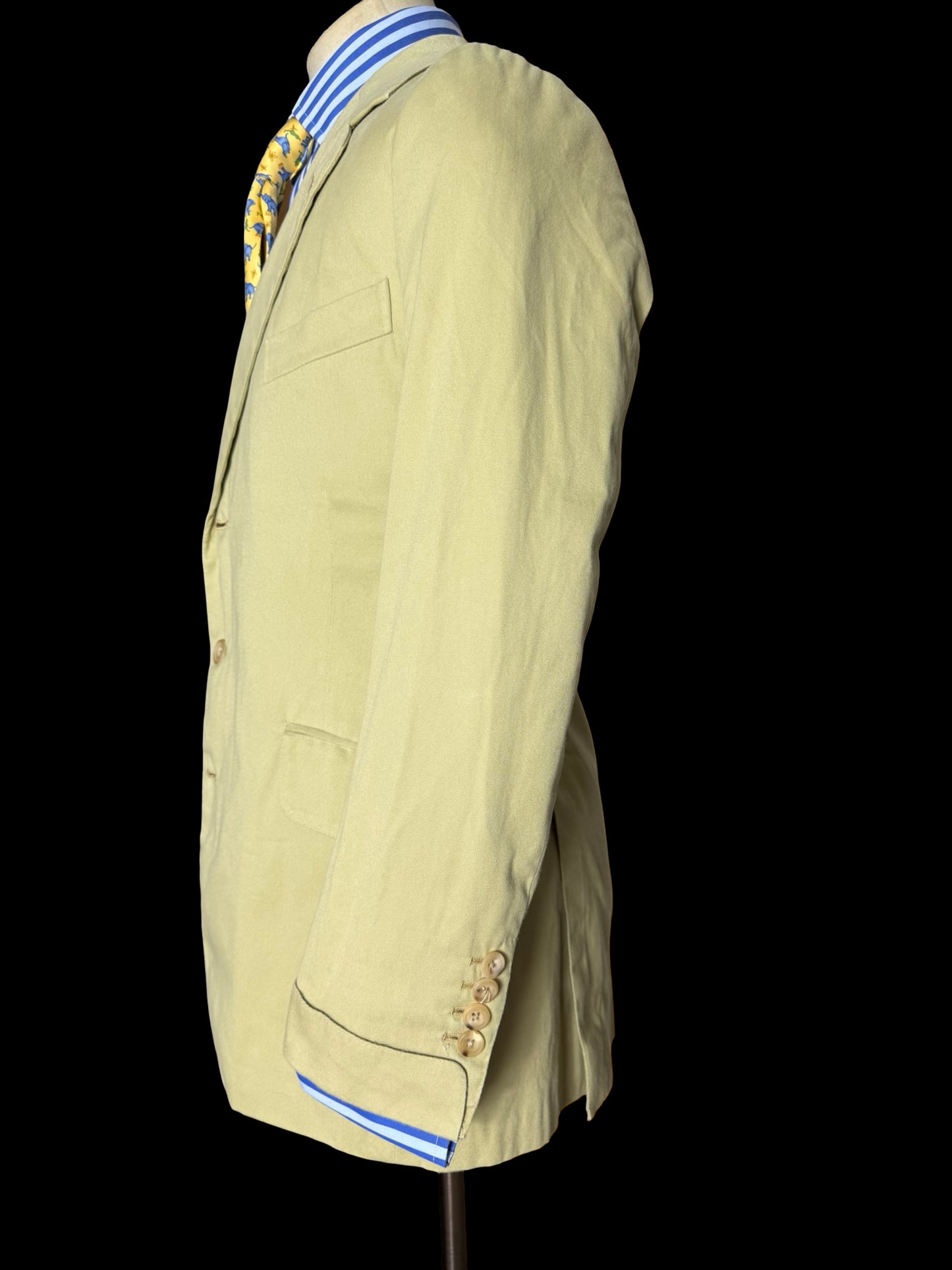Bespoke Jones Chalk Dawson Meyer Mortimer Gabardine Twill Suit 37S / W32-34S