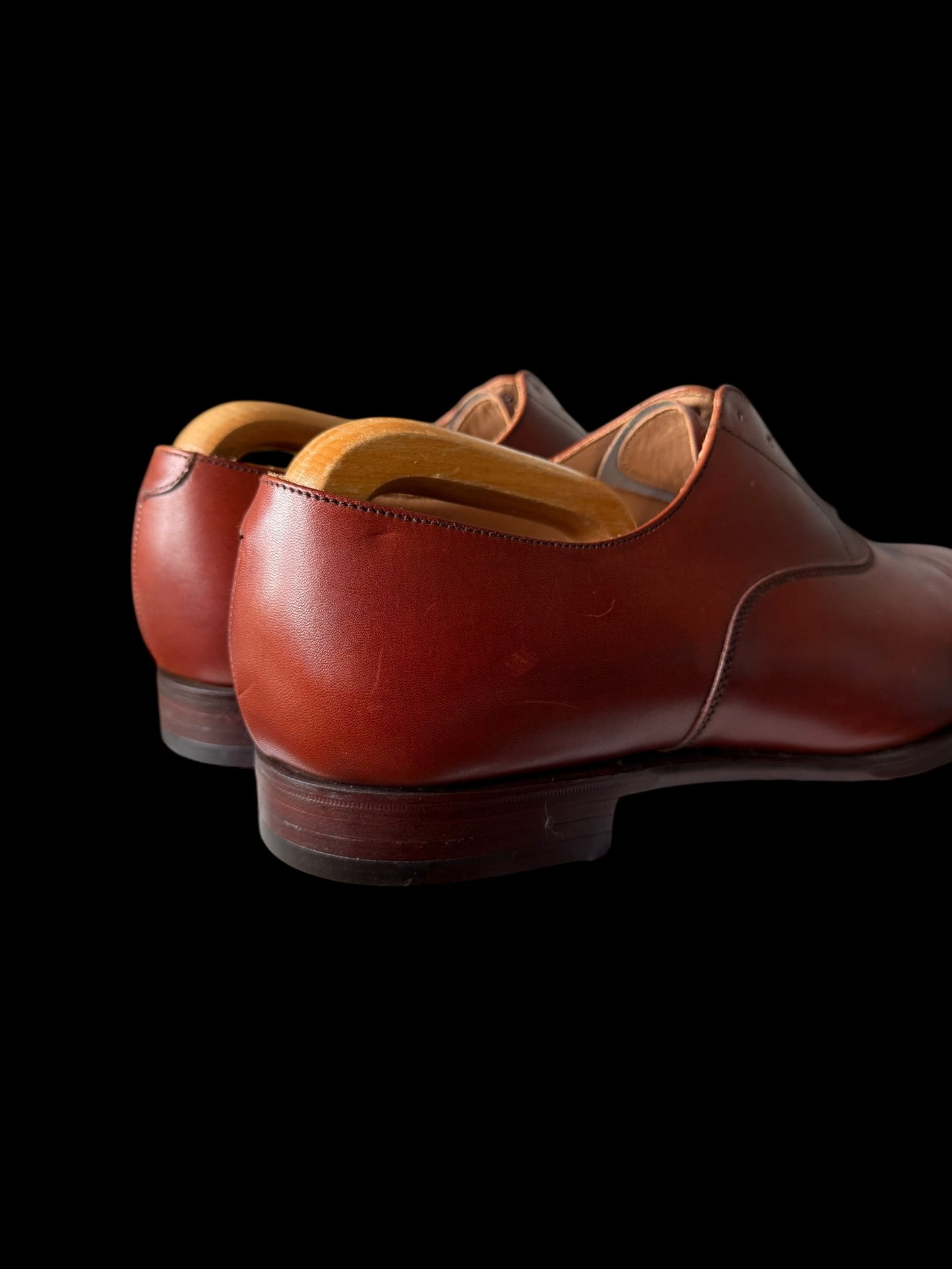 NEW Men’s Shipton & Heneage Calf Oxford Derby Shoes UK10 Tan Brown RRP £485