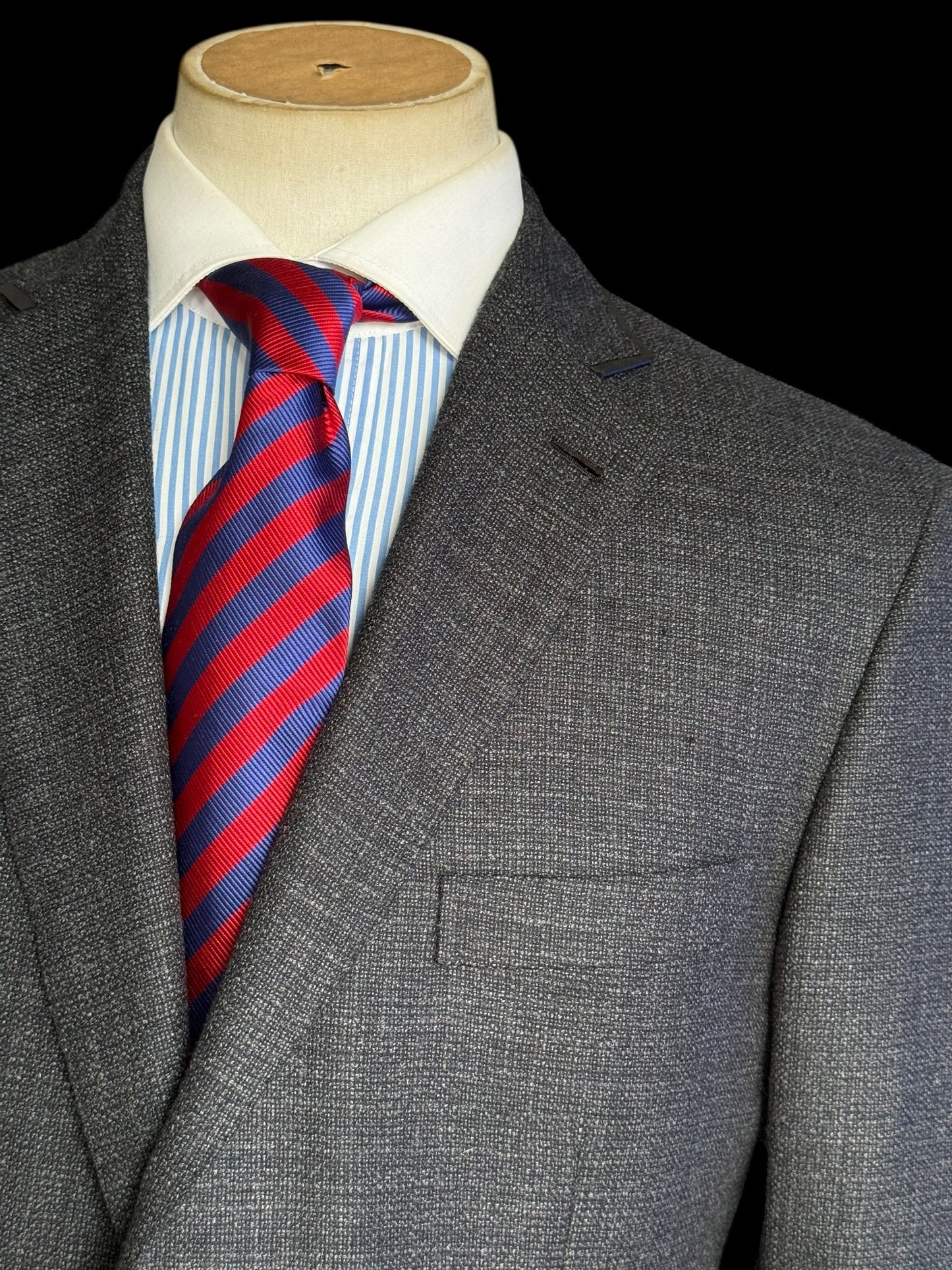 Brioni Grey Sportcoat 52R / UK42R Hopsack Wool Doroteo Jacket