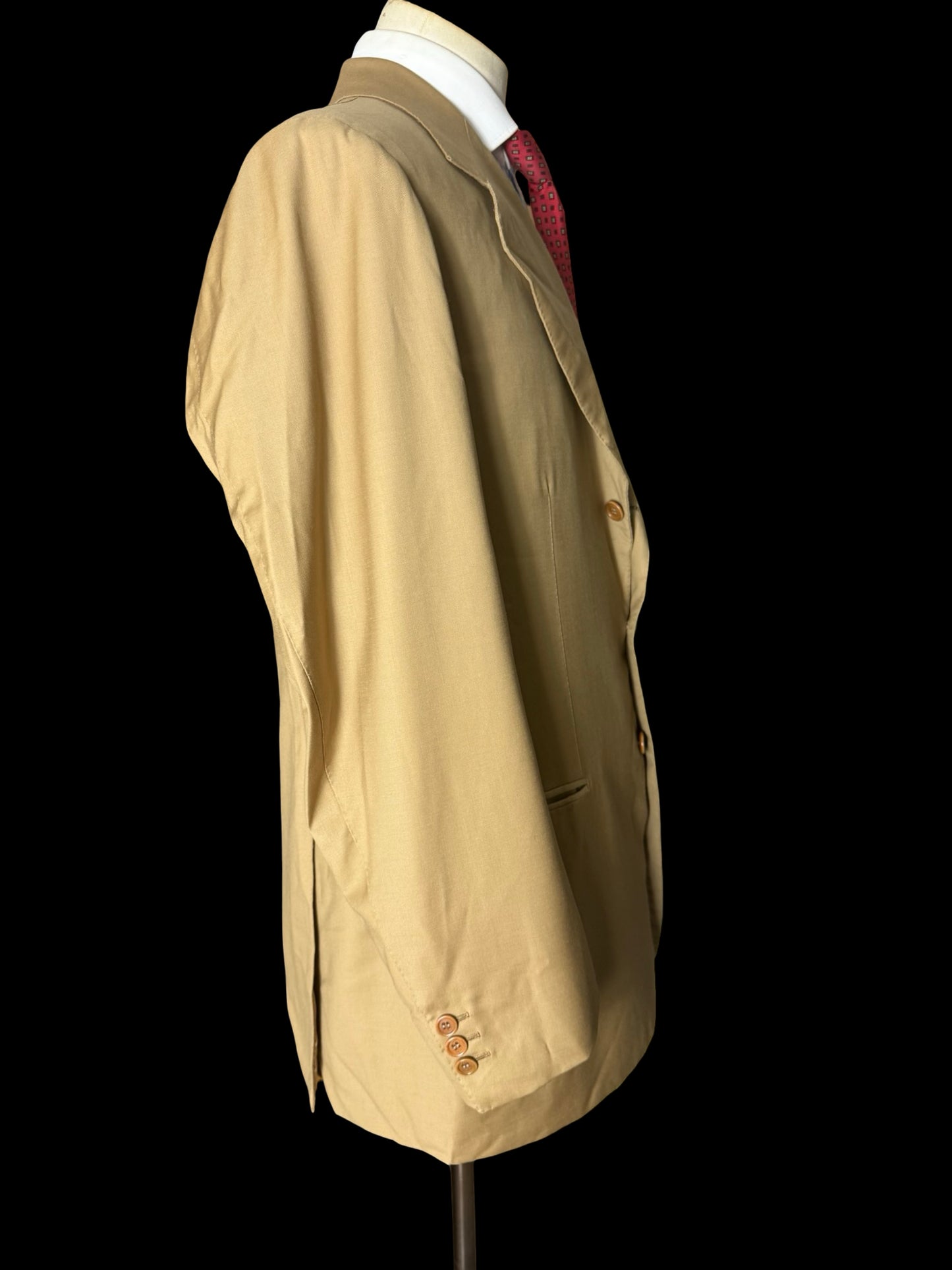 Bespoke Tommy Giulio Caraceni Tan Brown Suit 41S/ W34” 2 Roll 3