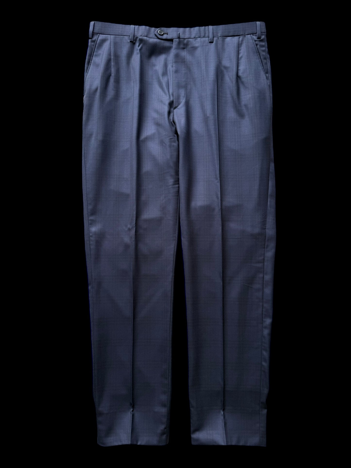 Brioni Brunico Su Misura 3PC Suit Navy Blue S160s Wool Check 54L / W38 RRP £6000