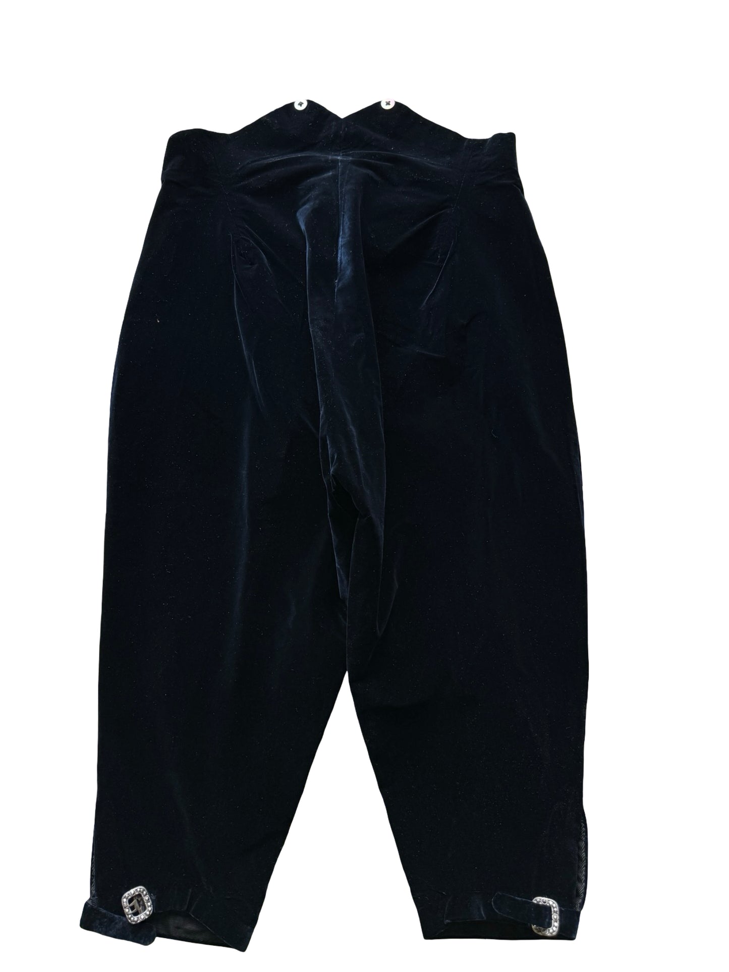 Bespoke Hill Brothers Edwardian Midnight Blue Velvet Court Suit 36” / W32”
