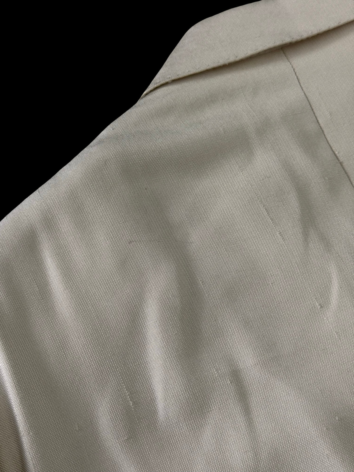 BNWT Thom Sweeney Cream Pure Silk Double Breasted Tuxedo Jacket 36R RRP £1375