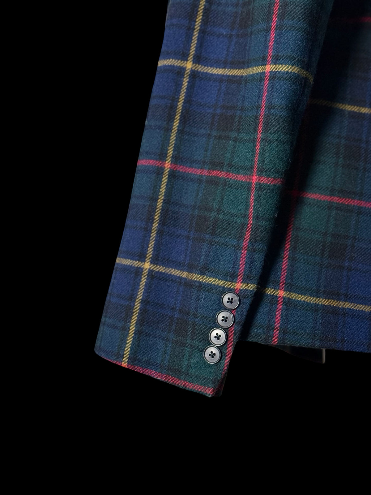 Women’s Polo Ralph Lauren Tartan Wool Blazer Sport Coat UK16 / US12 RRP £650