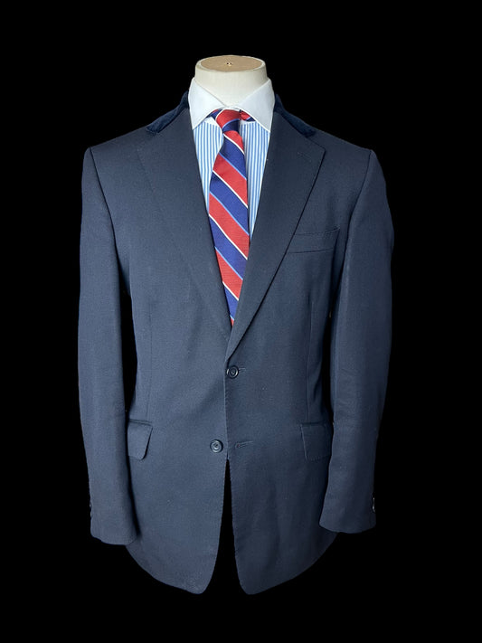 Richard James Savile Row Sport Coat Jacket 40R Navy