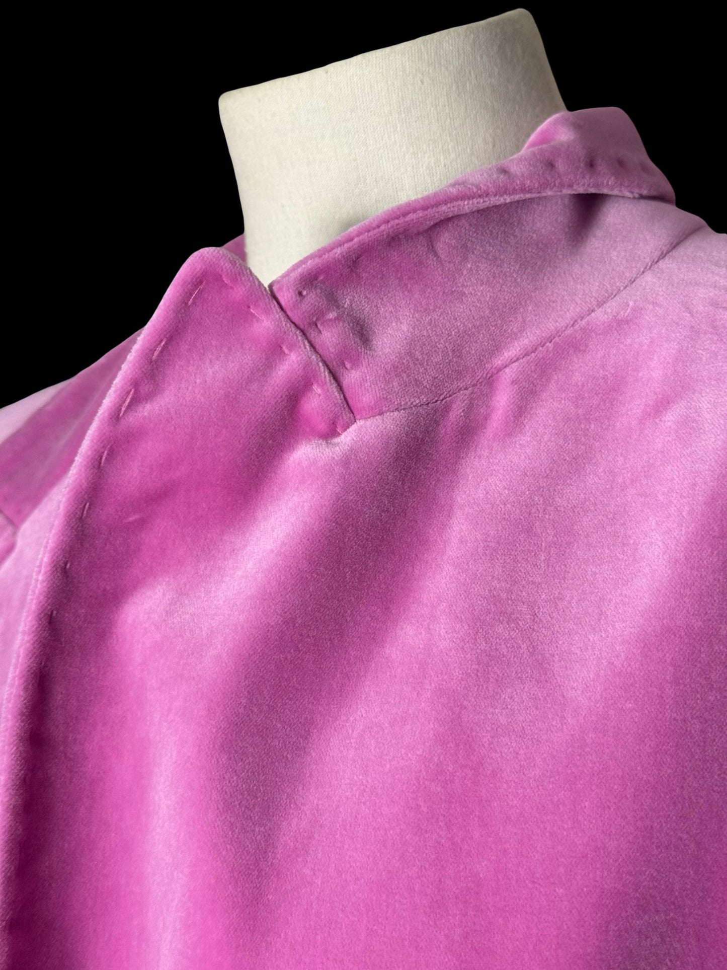 Alice Temperley Pink Velvet Suit UK14 / W28” Wide Leg Made In England