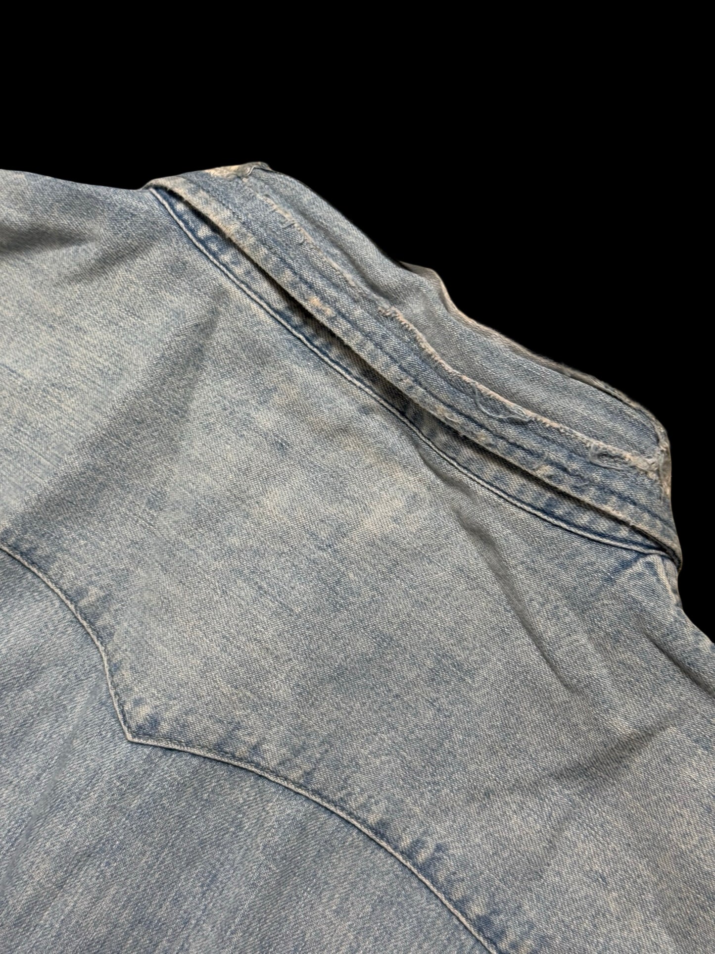 Men’s Polo Ralph Lauren Distressed Denim Western Shirt XXL Denim & Supply RRL