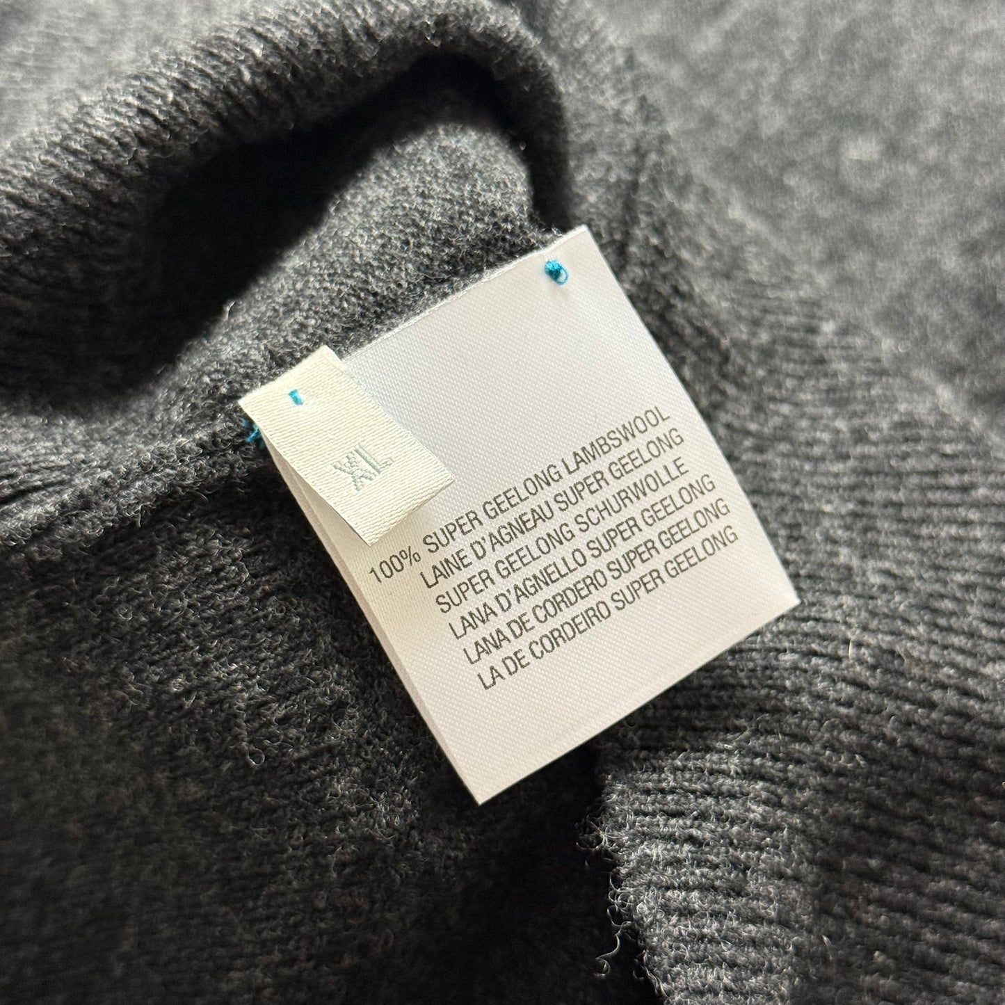 BNWT Malloch’s Hudson Crew Neck Jumper Size XL Super Geelong Wool RRP £245 Grey