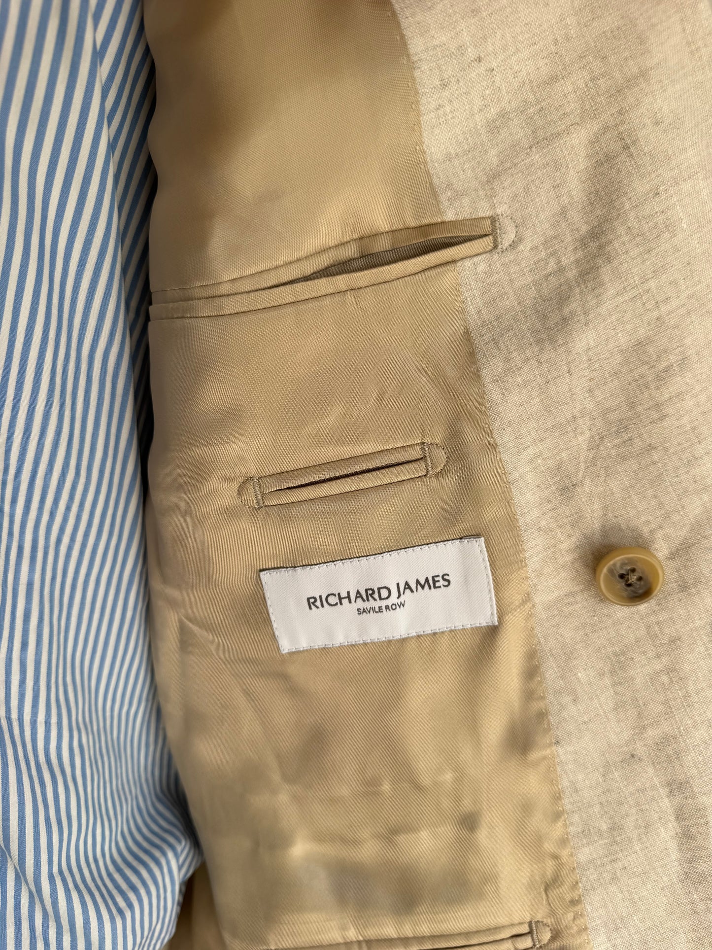 BNWOT Richard James Savile Row X Baird Mcnutt Irish Linen Sport Coat 42R