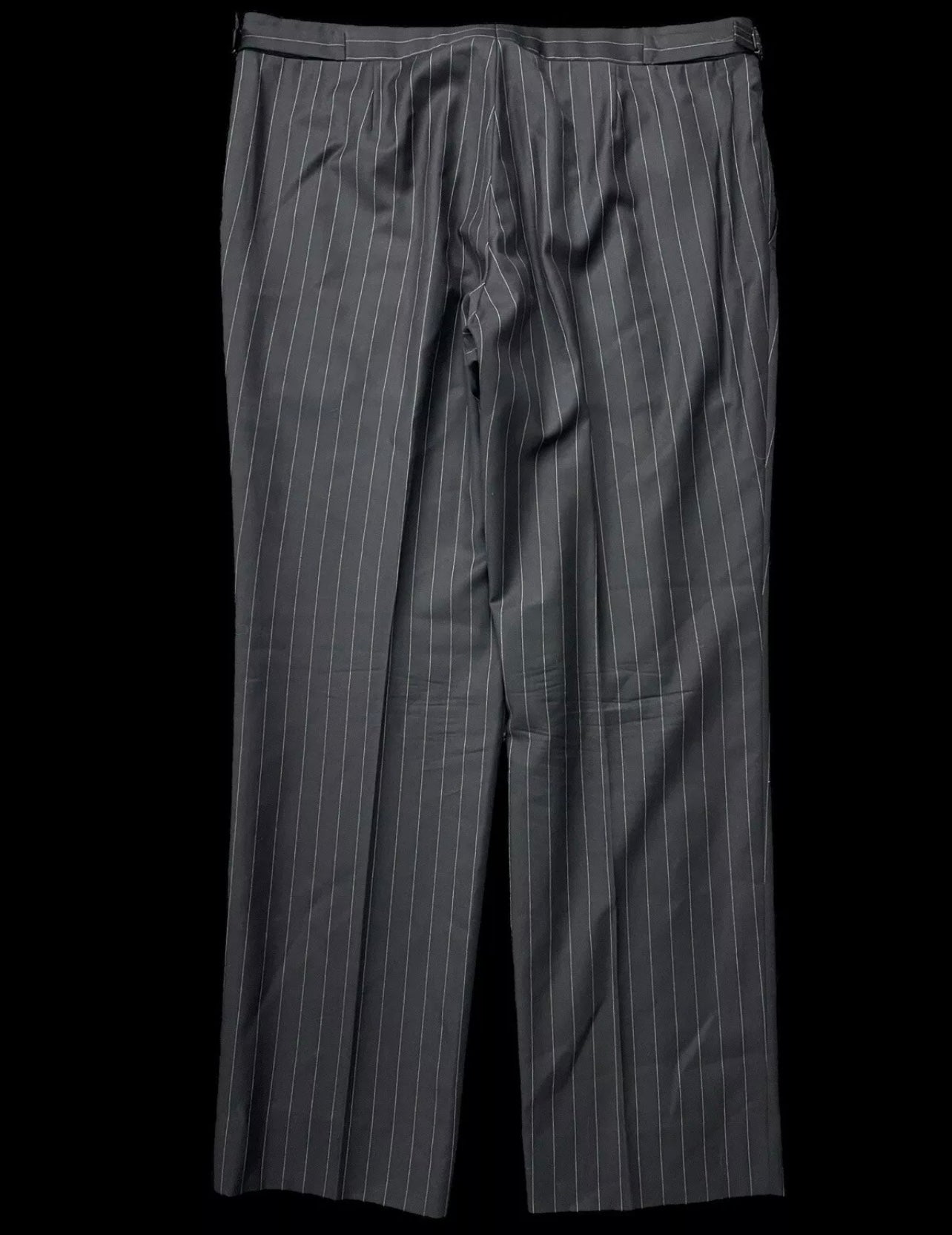 Richard James Savile Row Bespoke Double Breasted Suit 46L / 39x31.5” Pinstripe