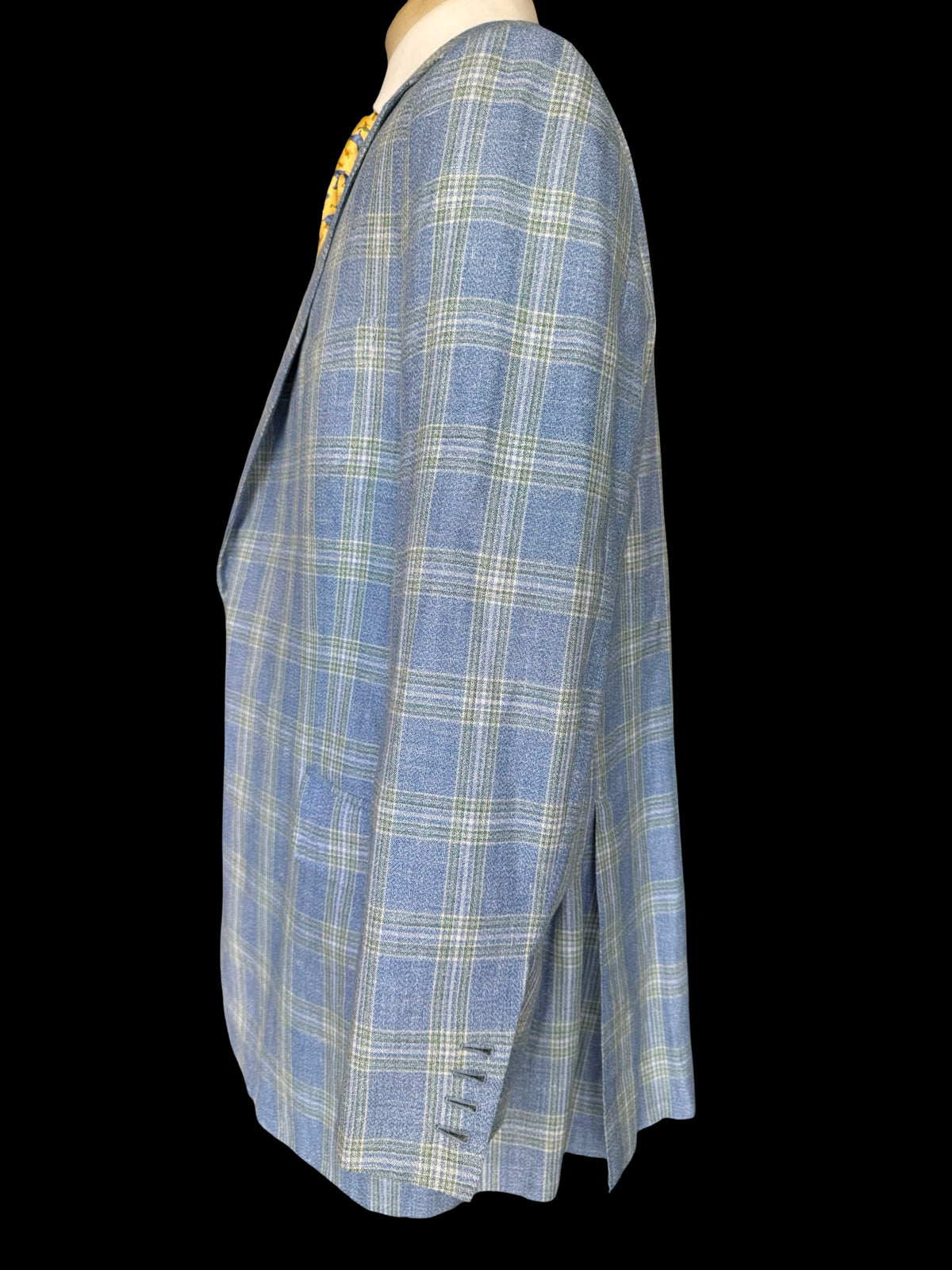 Bespoke John Kent (Kent Haste) Sport Coat 44L Light Blue Savile Row