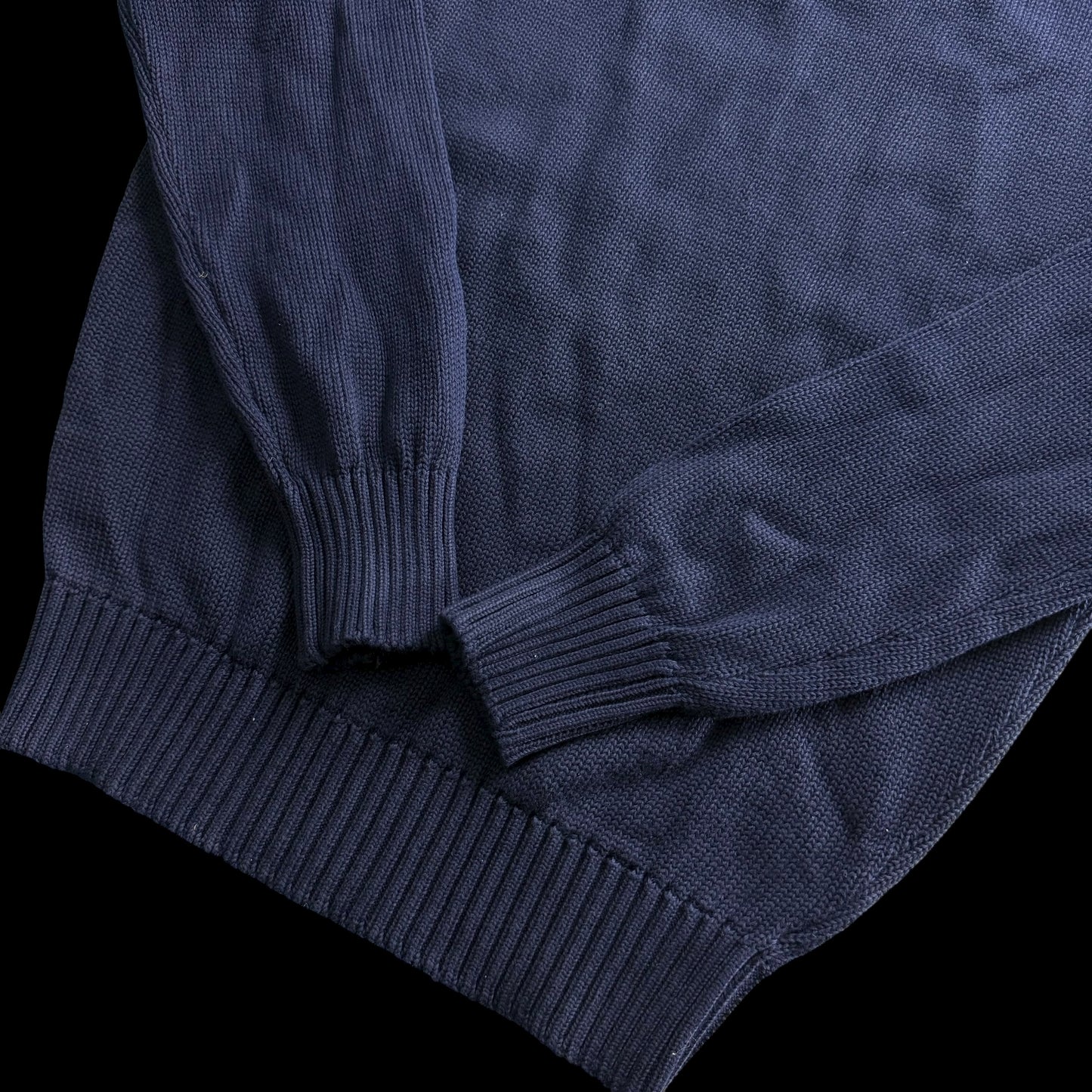 BNWT Malloch’s Kielder Fisherman’s Knit Jumper Size Navy Blue RRP £285