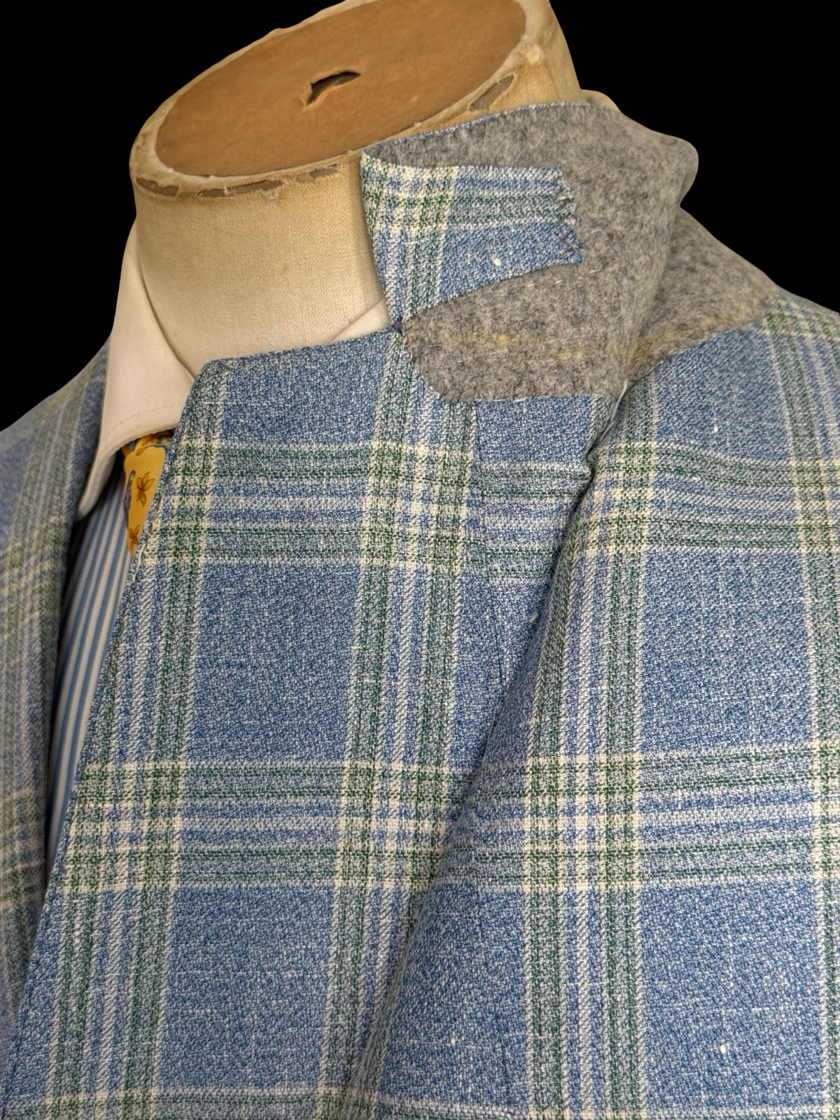 Bespoke John Kent (Kent Haste) Sport Coat 44L Light Blue Savile Row