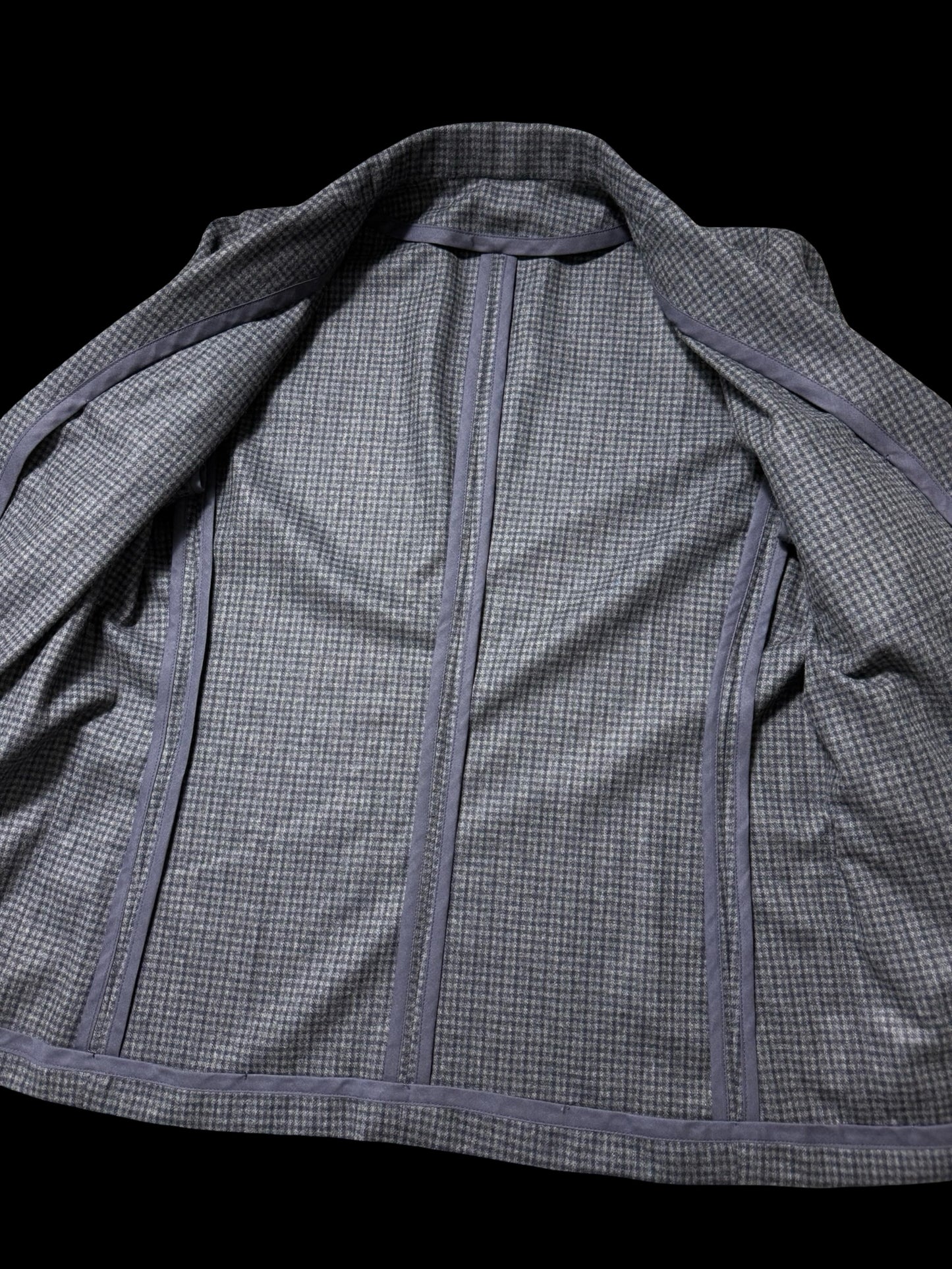 Barrington & Ayre Fox Brothers Flannel Blazer Sport Coat 38S Gingham Check