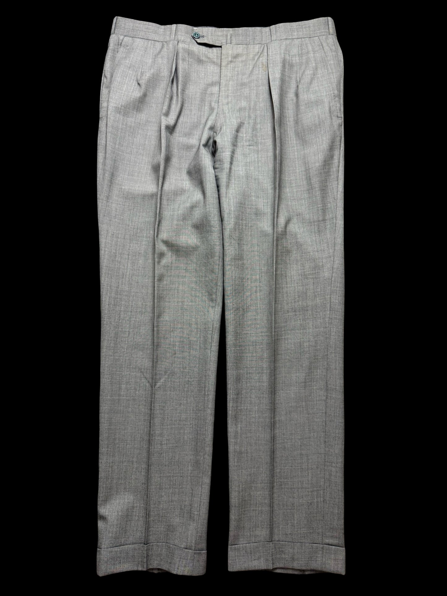 Bespoke John Kent Light Grey Suit 42L /W38L Lightweight Wool Full Canvas Savile Row