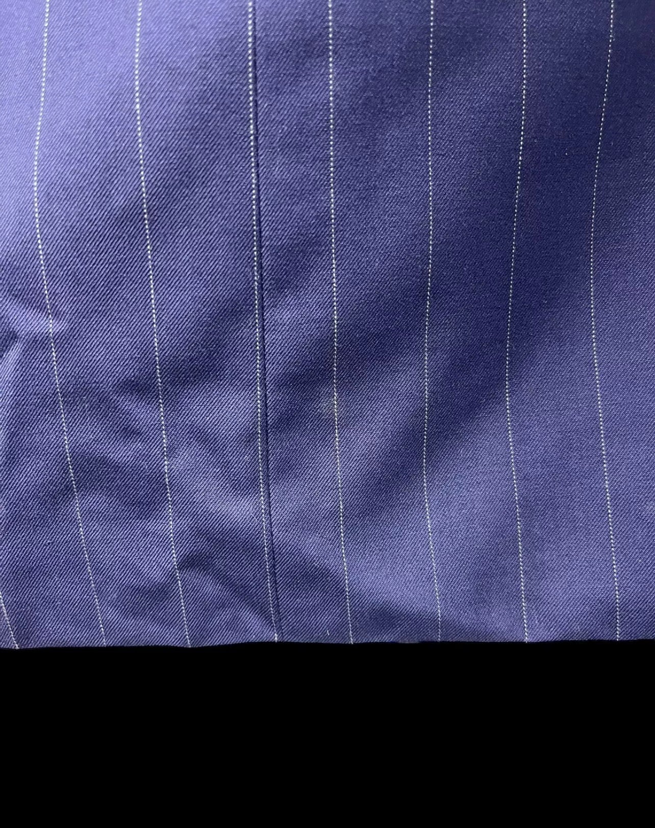 Ralph Lauren Purple Label 44L Double Breasted Blazer Navy Pinstripe Hand Tailored