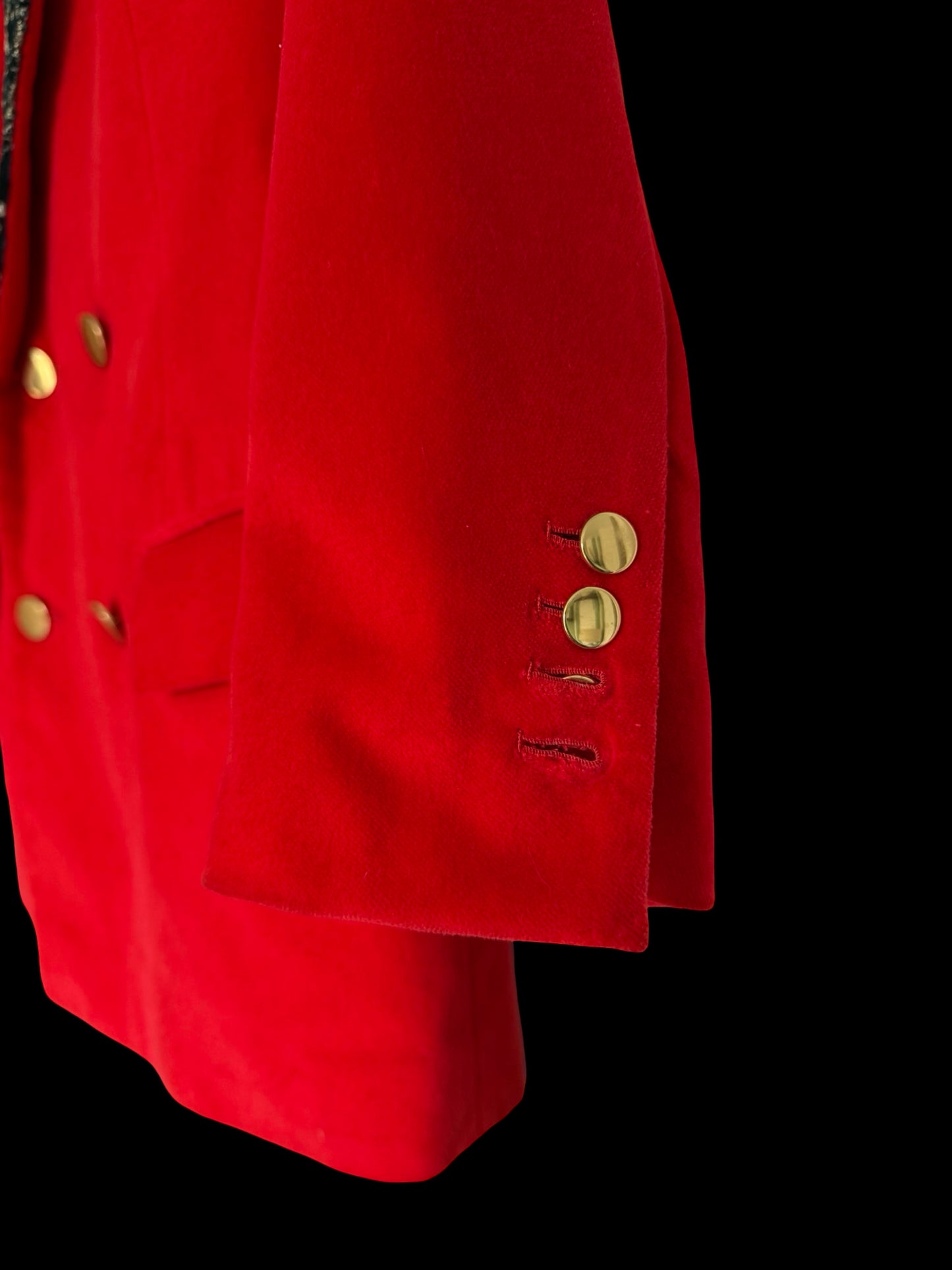 Bespoke John Kent (Kent Haste) Red Velvet Dinner Jacket Chest Size 32”