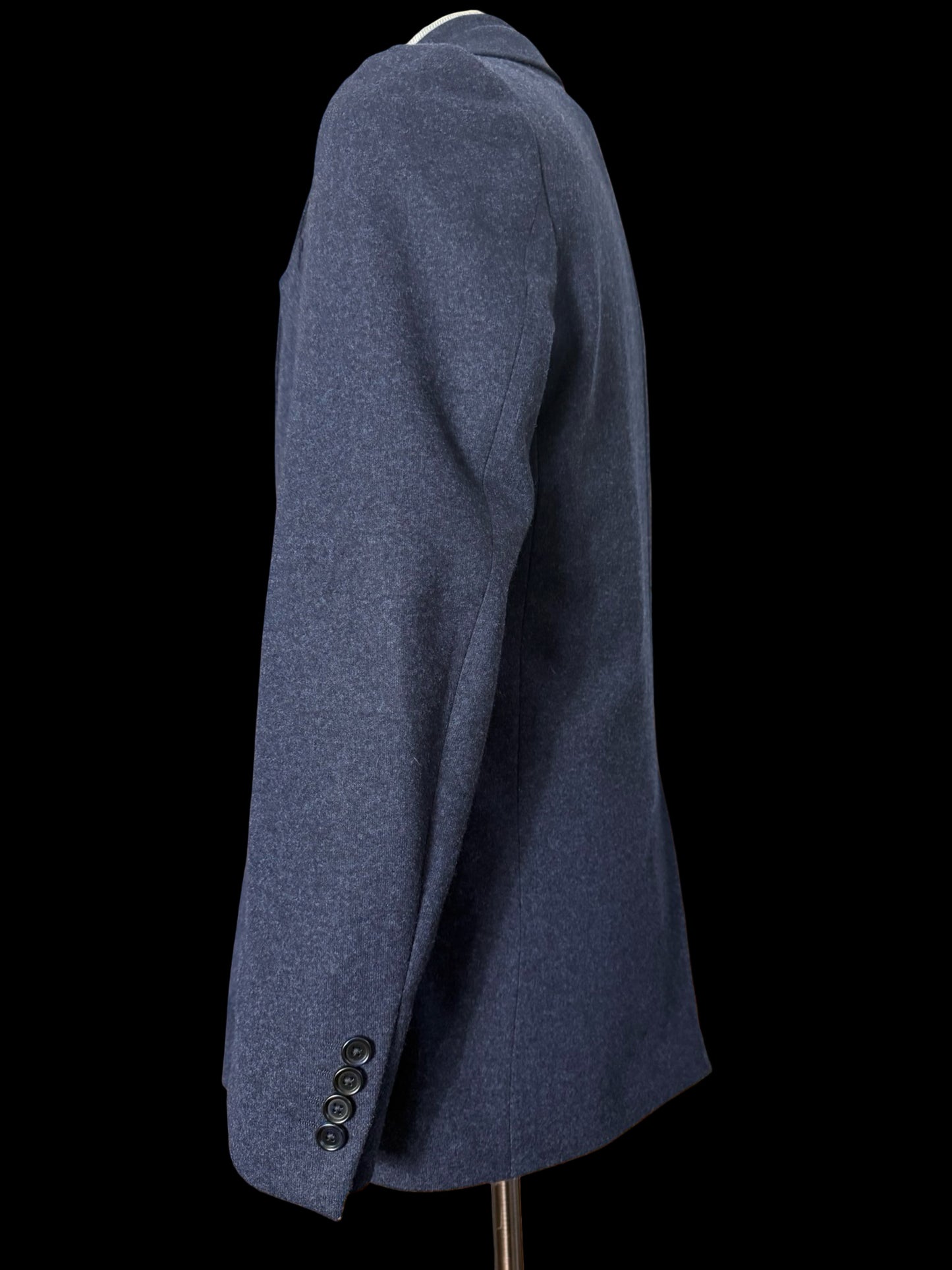 Barrington & Ayre Navy Drago Flannel Wool Jacket 38” Bib Insert RRP £995