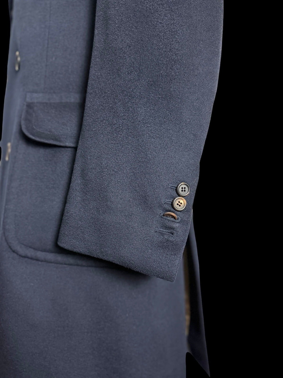 Men’s Brunello Cucinelli Pure Cashmere Double Breasted Overcoat Size IT54 UK44”