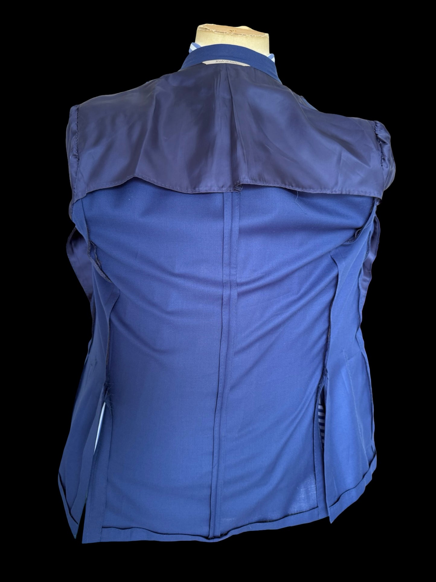 Canali Kei Travel Blazer Jacket IT46R UK36R Blue Patch Pocket RRP £1.5k+