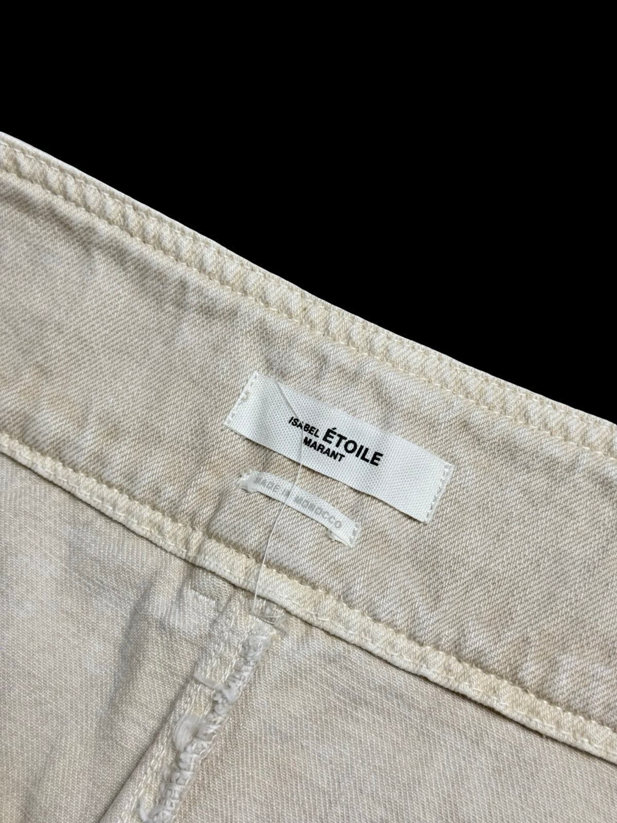 Isabel Marant Tess Ecru High Waisted Jeans UK14 FR42 RRP£365