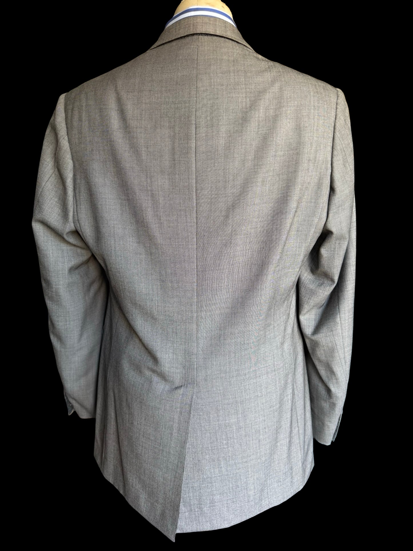 Bespoke John Kent Light Grey Suit 42L /W38L Lightweight Wool Full Canvas Savile Row