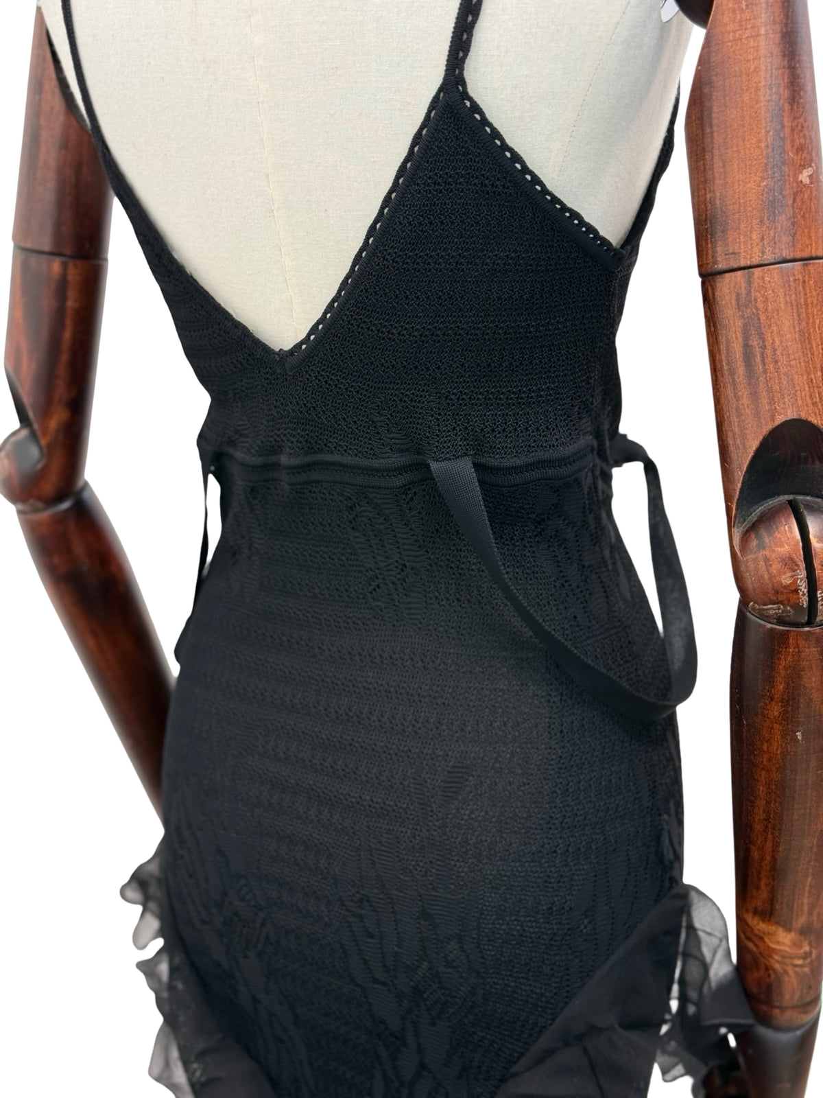 Christian Dior John Galliano 2003 ‘Tough Chic’ Evening Dress UK14 F42 US10
