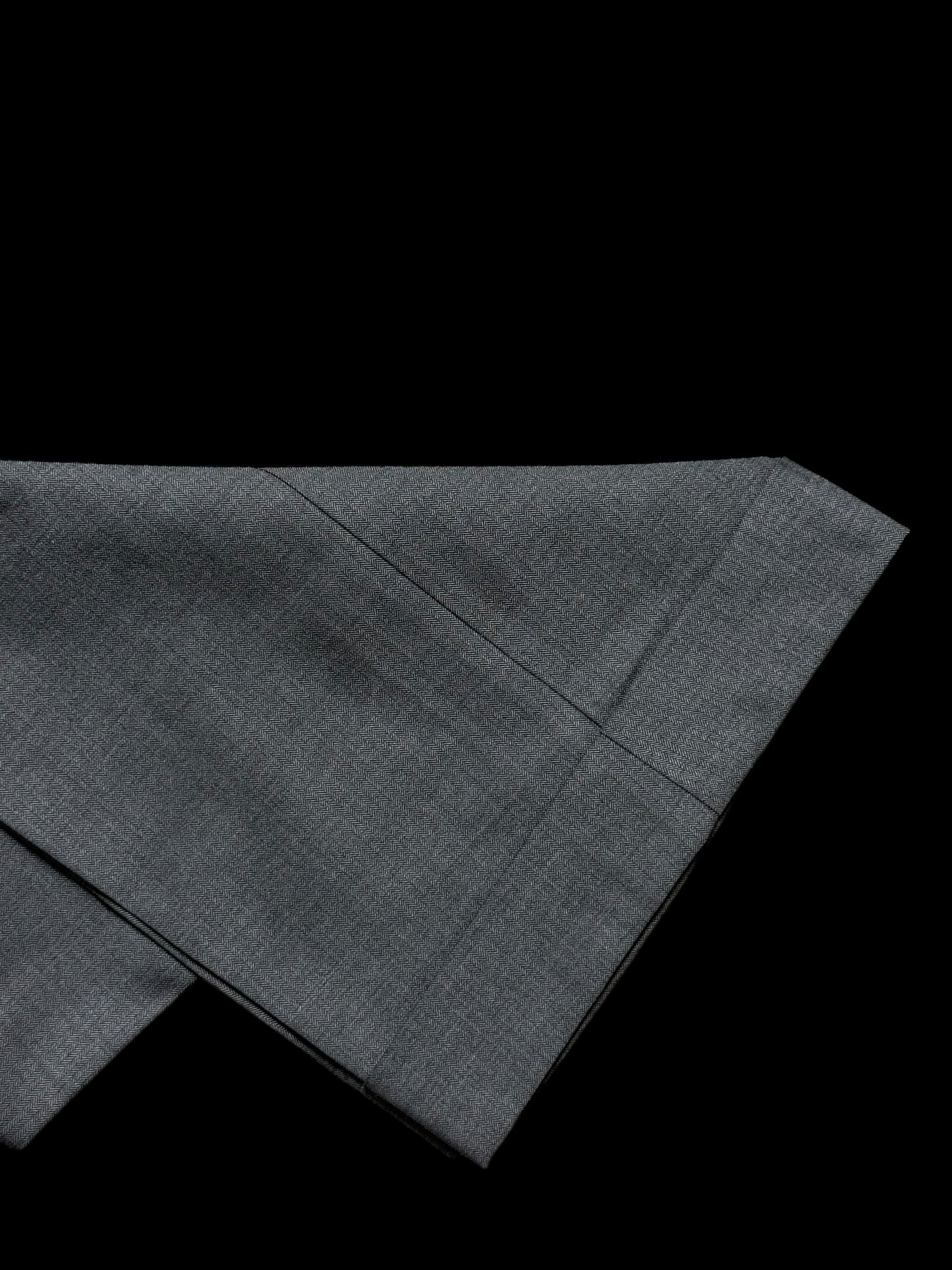 Bespoke Tommy Giulio Caraceni Grey Herringbone Suit 41S/ W34” Lightweight Wool