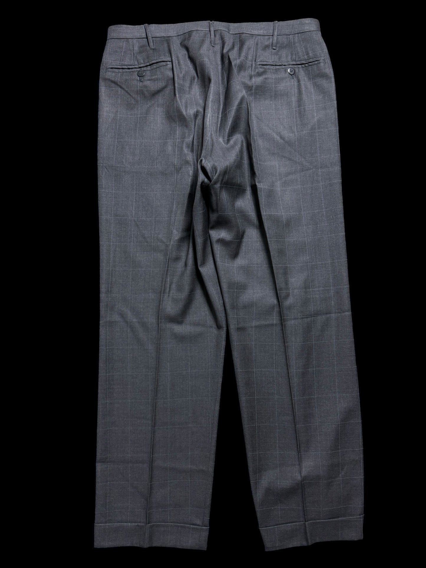 Bespoke Tommy Giulio Caraceni Grey Check Suit 43S/ W34” Lightweight Wool