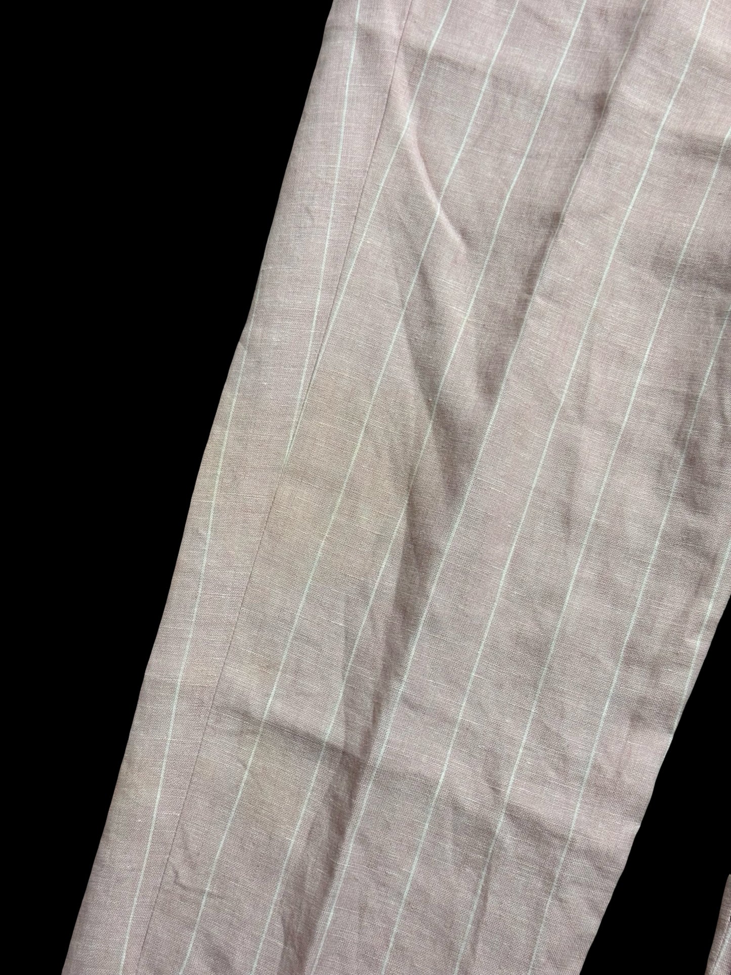 Brooks Brothers X Gatsby Pink Linen Pinstripe Suit 42R / W36R Made In USA Rare