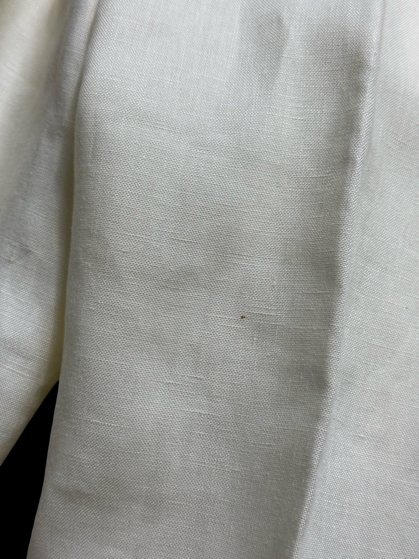 Natalino Single Pleat Ivory Irish Linen Trousers 30L Side Adjusters RRP £200