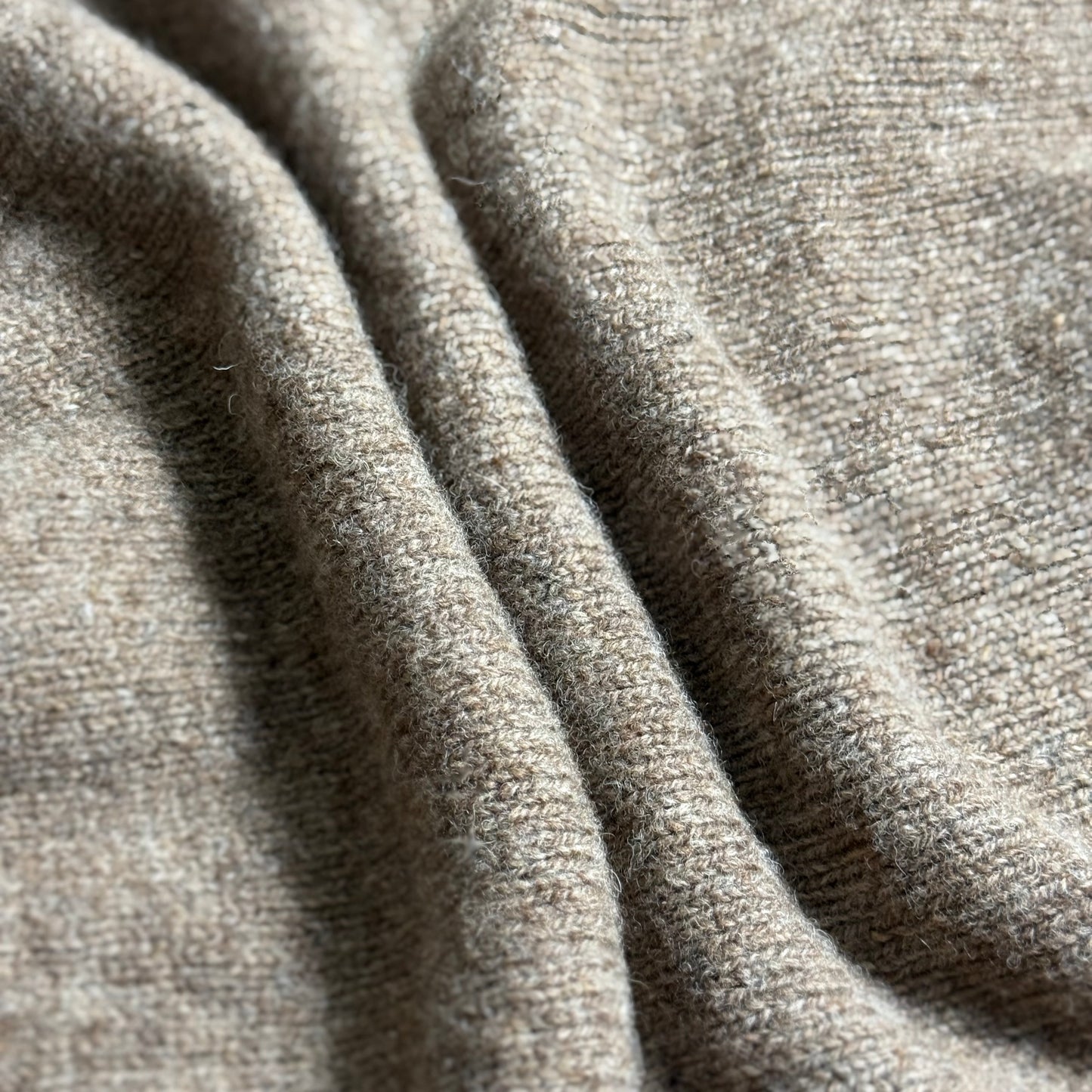 BNWT Malloch’s Wreay Shetland Wool Crew Neck Jumper Small Nutmeg Brown RRP £205