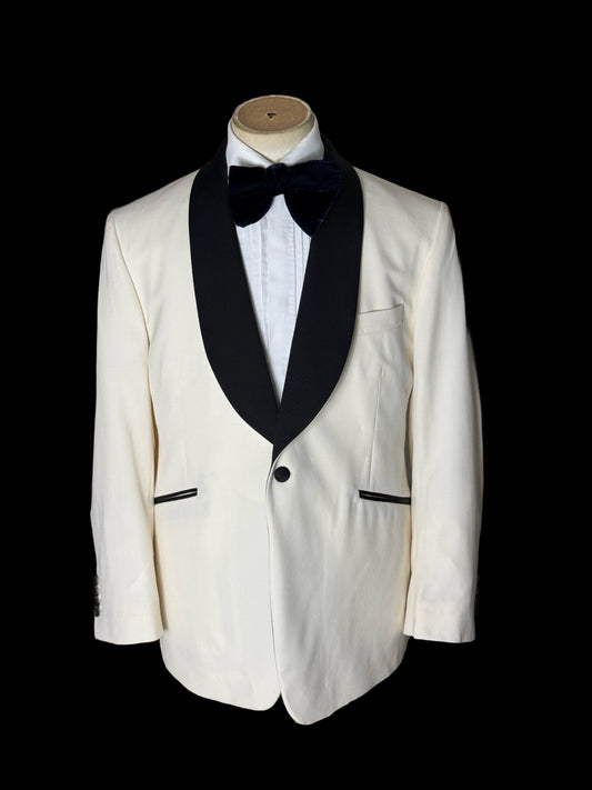 NEW Bespoke Barrington & Ayre White Dinner Jacket 43S/R Dugdale Bros RRP £1095
