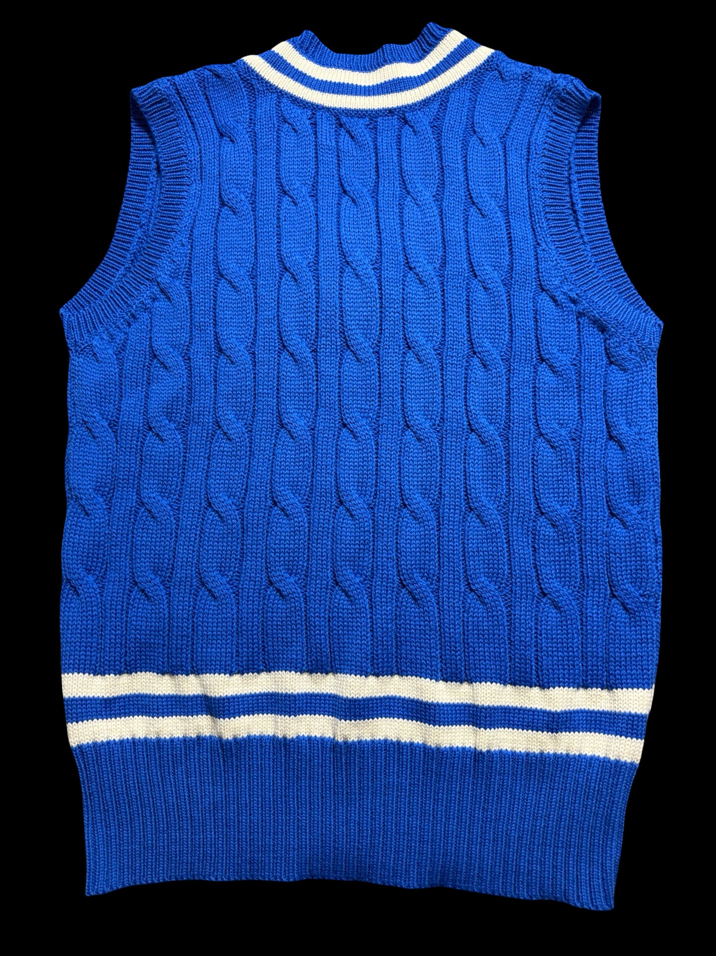 BNWT Barrington & Ayre Cricket Knit Jumper Vest Size Large Merino Wool RRP £225