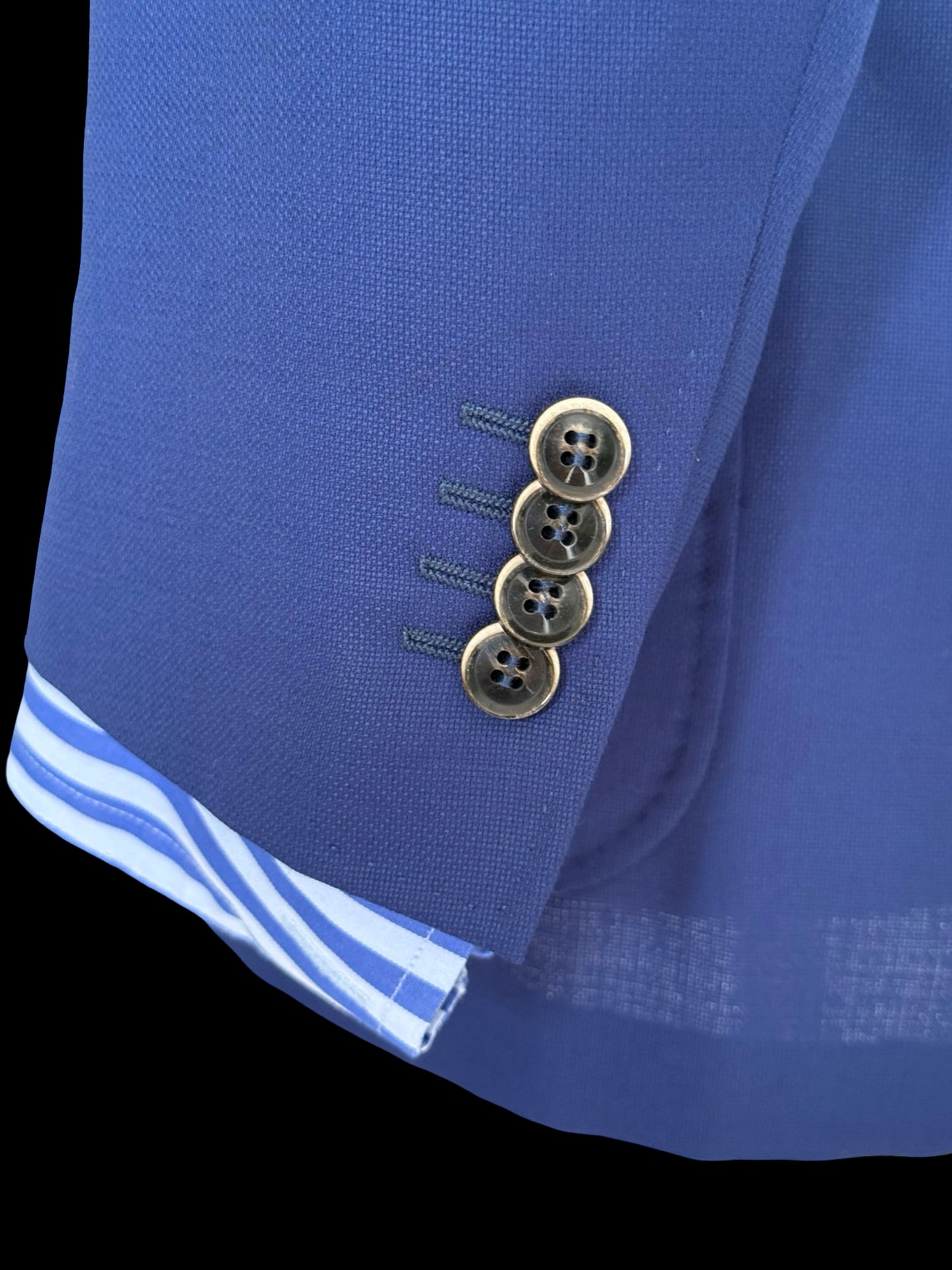Canali Kei Travel Blazer Jacket IT46R UK36R Blue Patch Pocket RRP £1.5k+