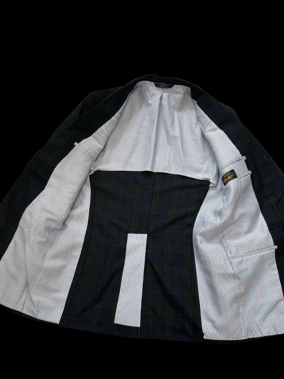 Men’s Brooks Brothers “Own Make” Blackwatch Tartan Sport Coat 36R Made In USA