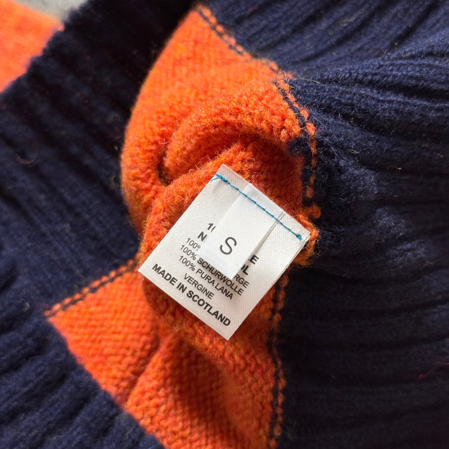BNWT Malloch’s Kelso Shaggy Lambswool Crew Neck Jumper Size Small RRP £195