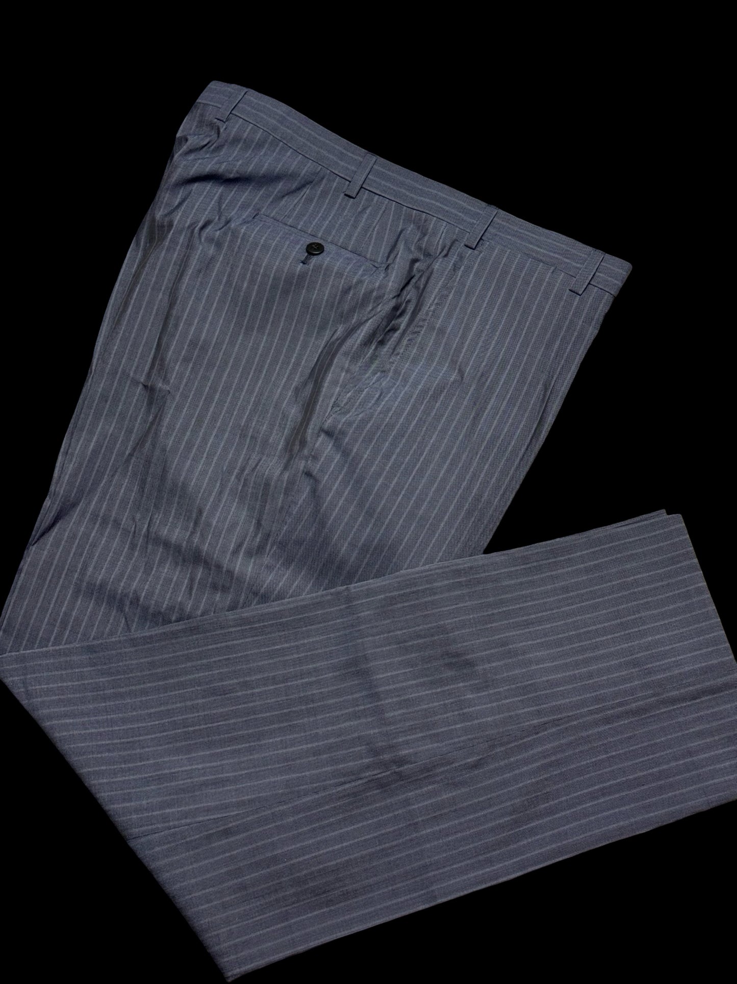 Brioni Navy Pinstripe Senato Suit 48R / W40R Wool Silk RRP £4k