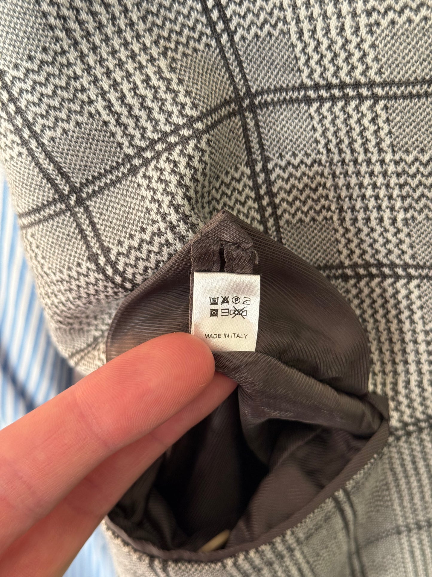 Men’s Brioni Jersey Cotton Silk Sportcoat XXL Slim Fit Glen Plaid Check RRP £5k