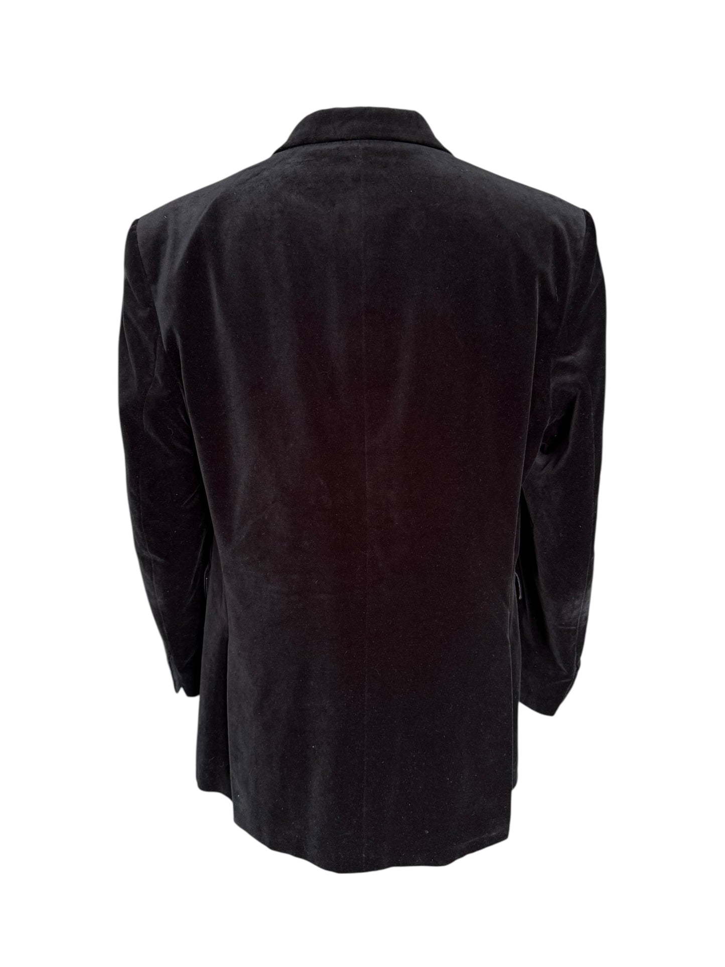 Favourbrook of Jermyn Street Black Velvet Dinner Jacket 46” Made In England