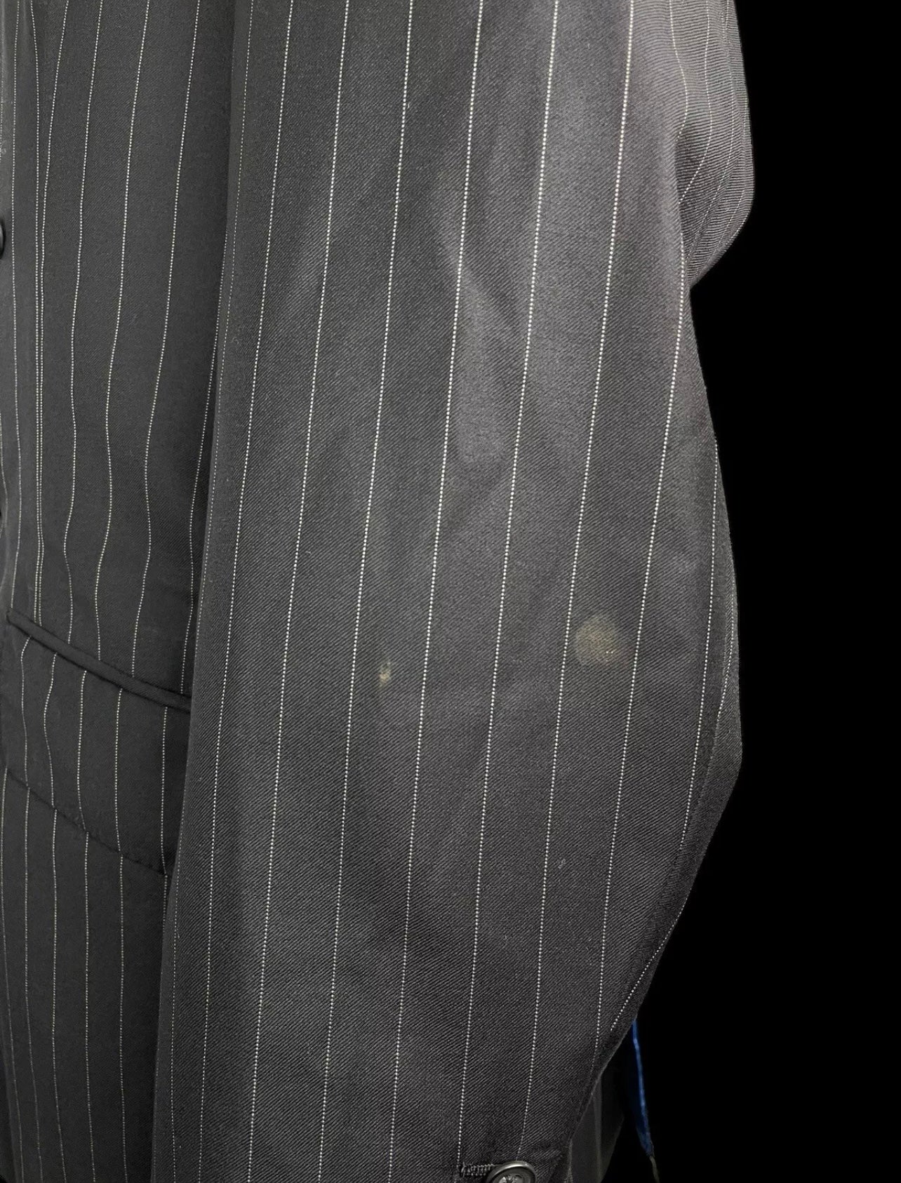 Richard James Savile Row Bespoke Double Breasted Suit 46L / 39x31.5” Pinstripe