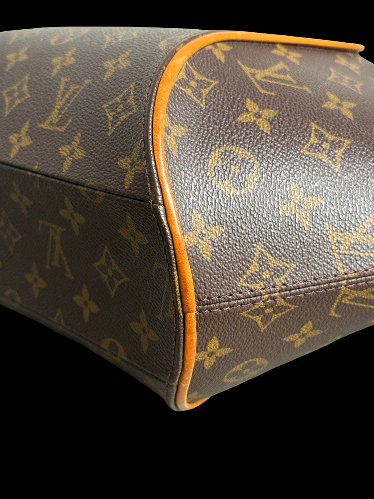 Louis Vuitton Ellipse MM Monogram Canvas Top Handle Bag Vintage 1998